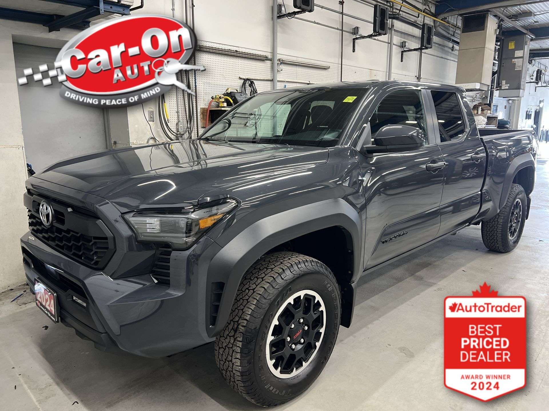 Gray 2024 Toyota Tacoma Pickup Truck Four-Wheel Drive Automatic