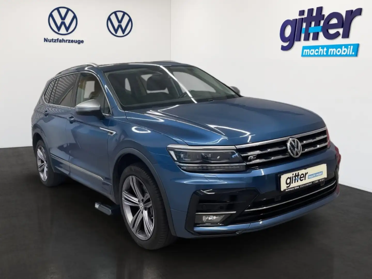Volkswagen Tiguan Allspace Highline 4M R-LINE AHK LED PANNO DAB+ AD Bleu - 2