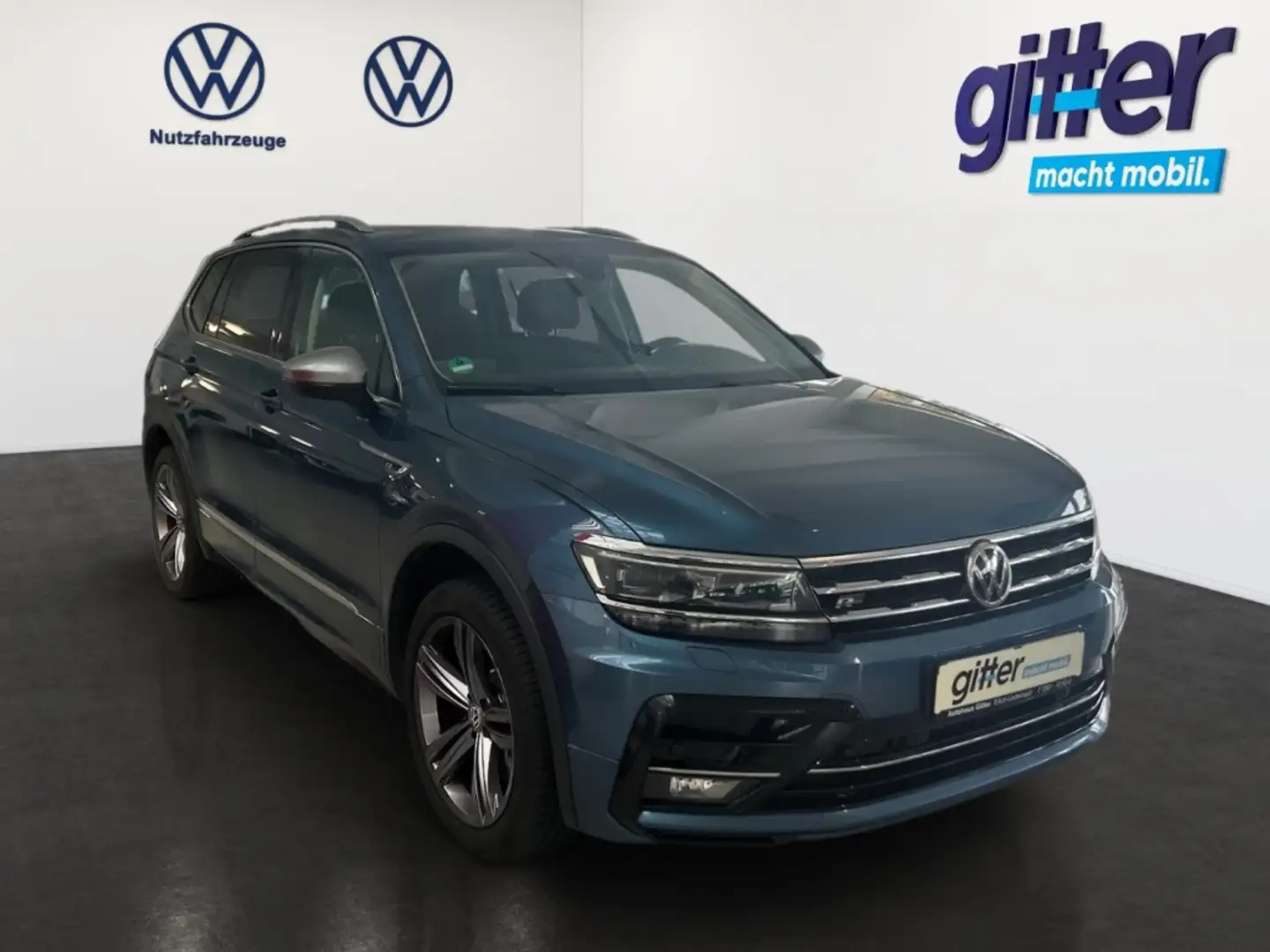 Volkswagen Tiguan Allspace Highline 4M R-LINE AHK LED PANNO DAB+ Bleu - 2