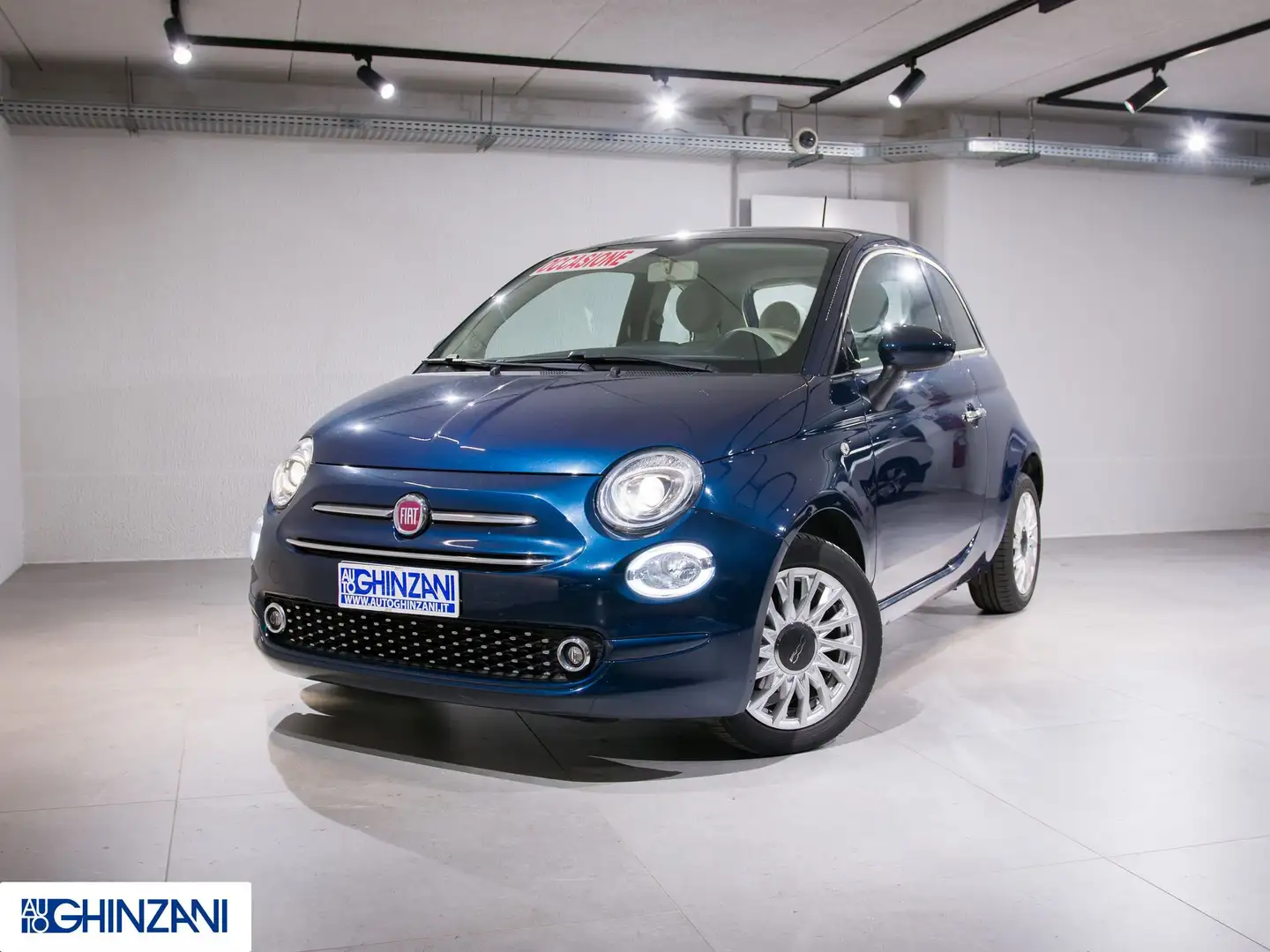 Fiat 500 500 1.2 Lounge - "PREZZO VERO" Bleu - 2