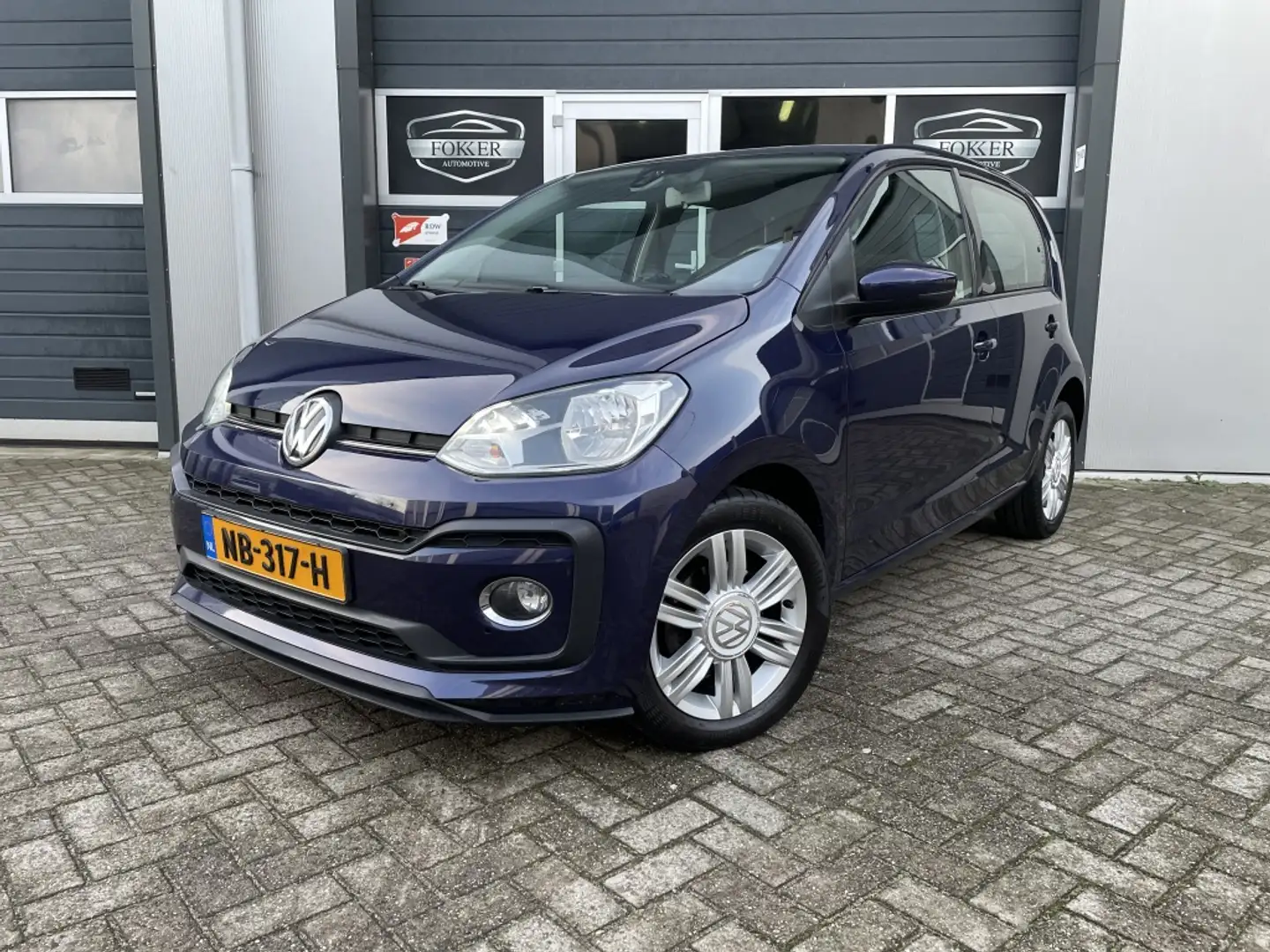 Volkswagen up! 1.0 TSI high up! 90PK 1e Eigenaar Cruise Clima Cam Bleu - 1