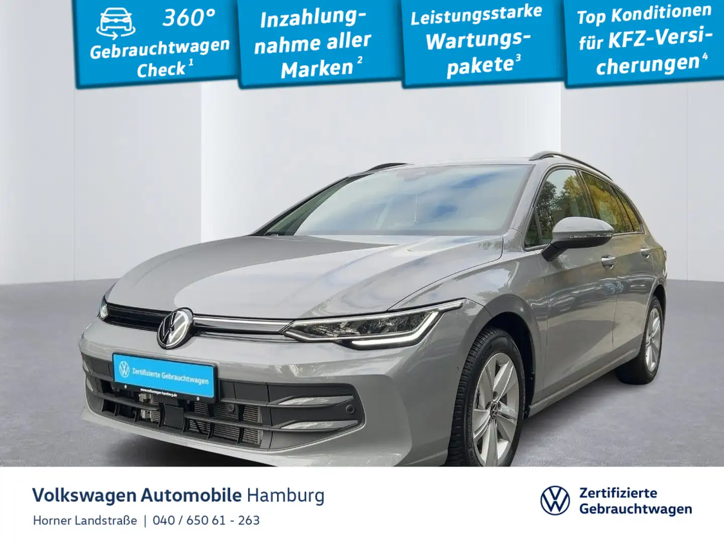 Volkswagen Golf Variant Golf VIII Variant Life 1.5 eTSI DSG Sitzheizung Grau - 1