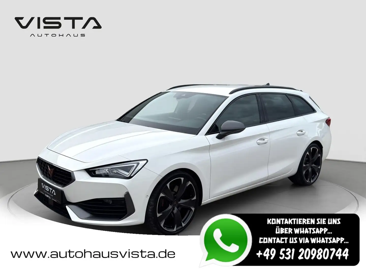 CUPRA Leon VZ 4Drive*BEATS*SHZ*KAMERA*AHK*APP-CARPLAY Weiß - 1