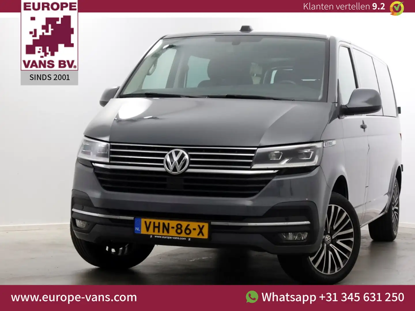 Volkswagen T6.1 Transporter 2.0 TDI 150pk DSG-Automaat Lang D.C. Bulli ACC/LED Gris - 1