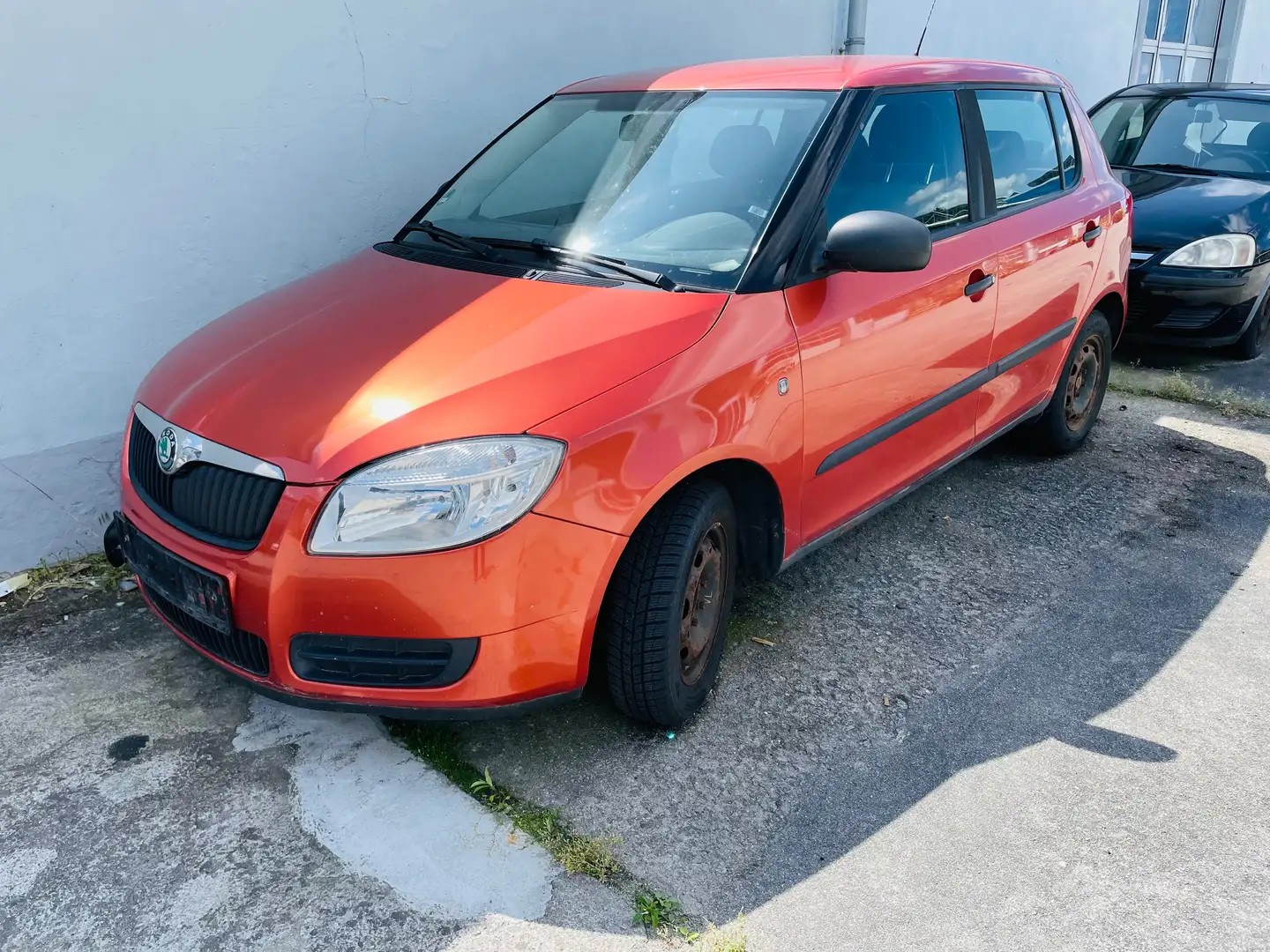 Skoda Fabia Classic mit Motorschaden nicht fahrbereit Оранжевый - 1