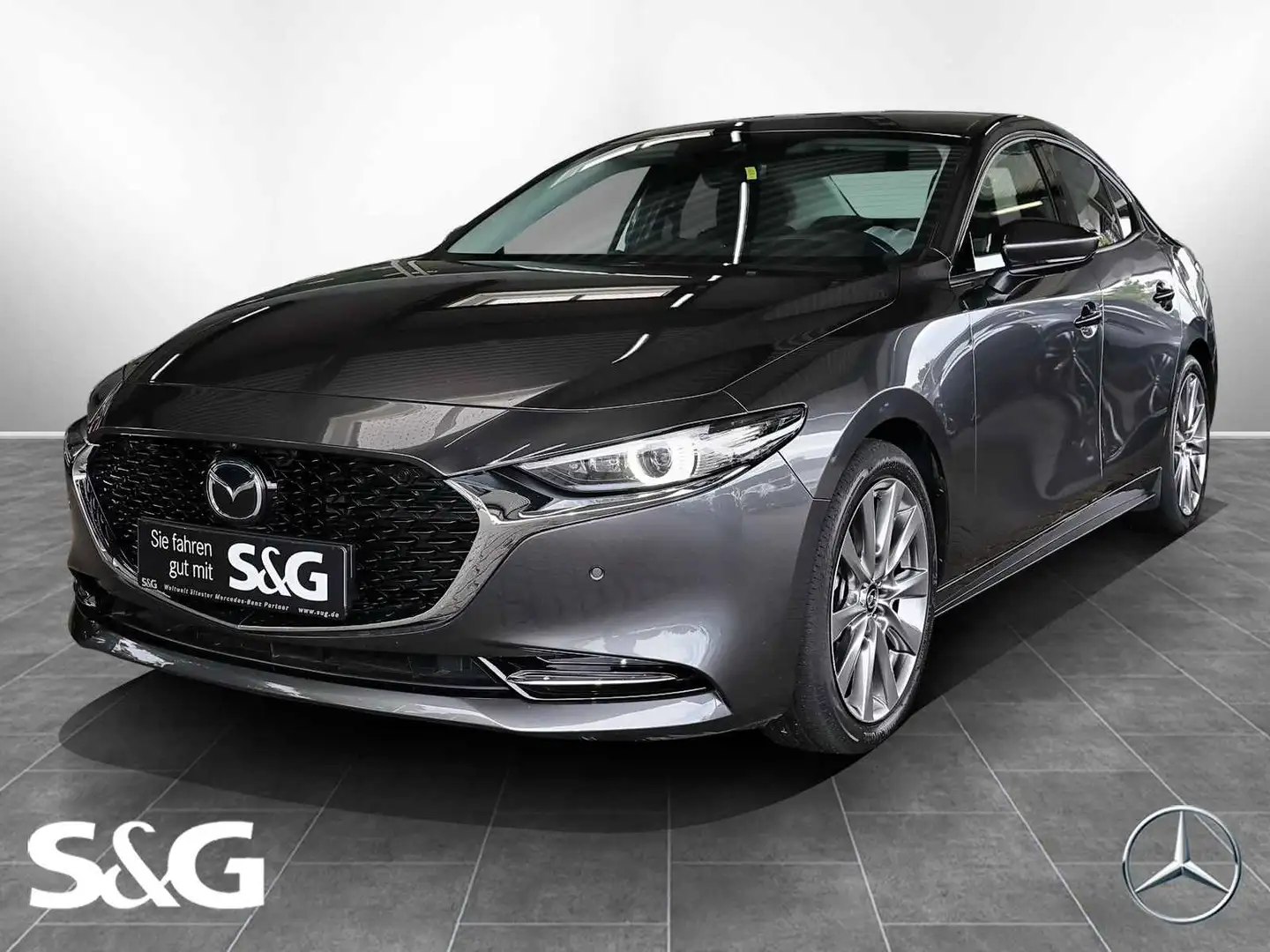 Mazda 3 SKYACTIV-X M-Hybrid Selection CARPLAY+KAMERA Grau - 1