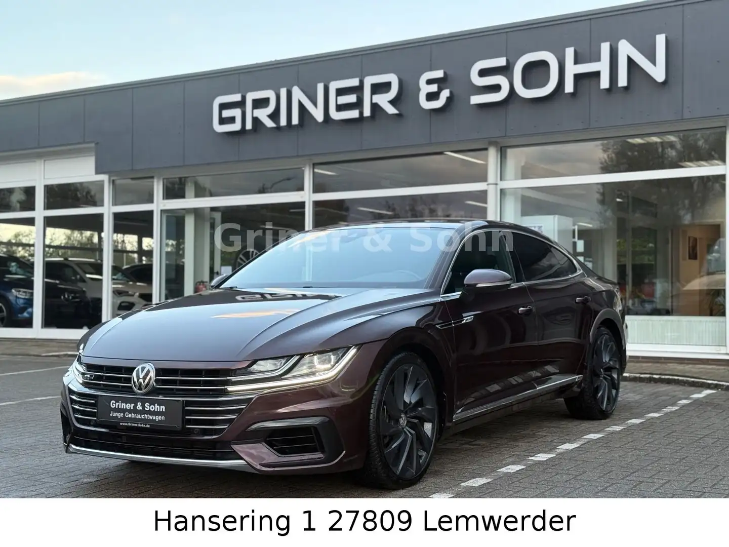 Volkswagen Arteon 4Motion,R-Line,ACC,Leder,SHZ V+H.4,99% Rouge - 1