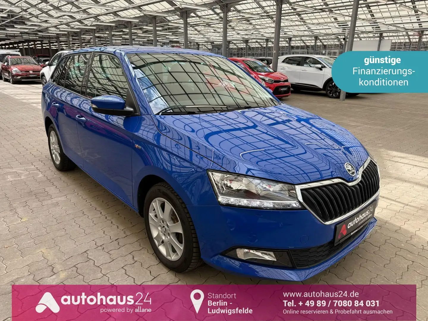 Skoda Fabia Combi 1.0 TSI  Soleil|Kessy|CarPlay|Navi Blue - 1
