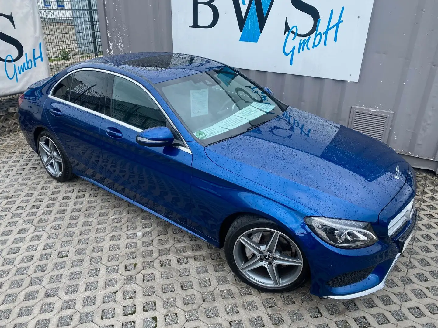 Mercedes-Benz C 180 CGI AMG/LED/Navi/Kamera/Hub-SD*Tempomat Bleu - 2