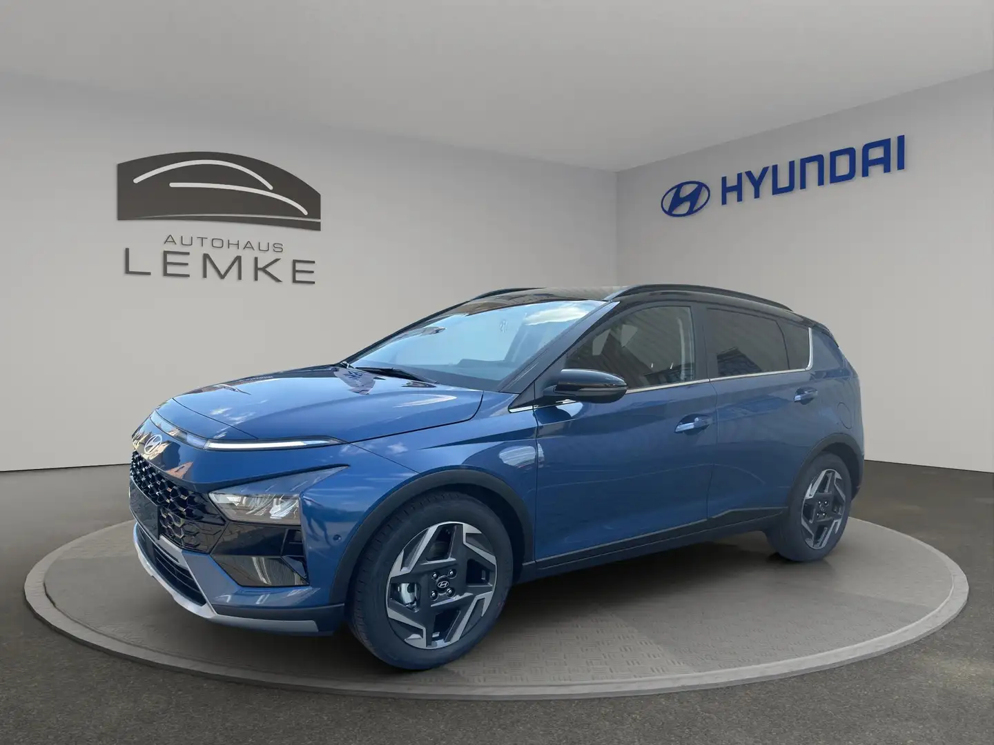 Hyundai BAYON 1.0 T-GDI DCT PRIME + ASSISTENZ + DACHL. NAVI UVM Blau - 1
