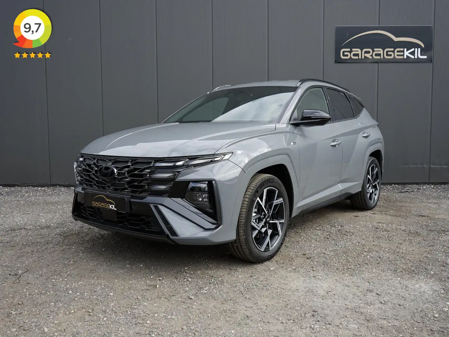 Hyundai TUCSON 1.6 T-GDI PHEV N Line 4WD Nieuw! / Adaptieve Cruis Gris - 1