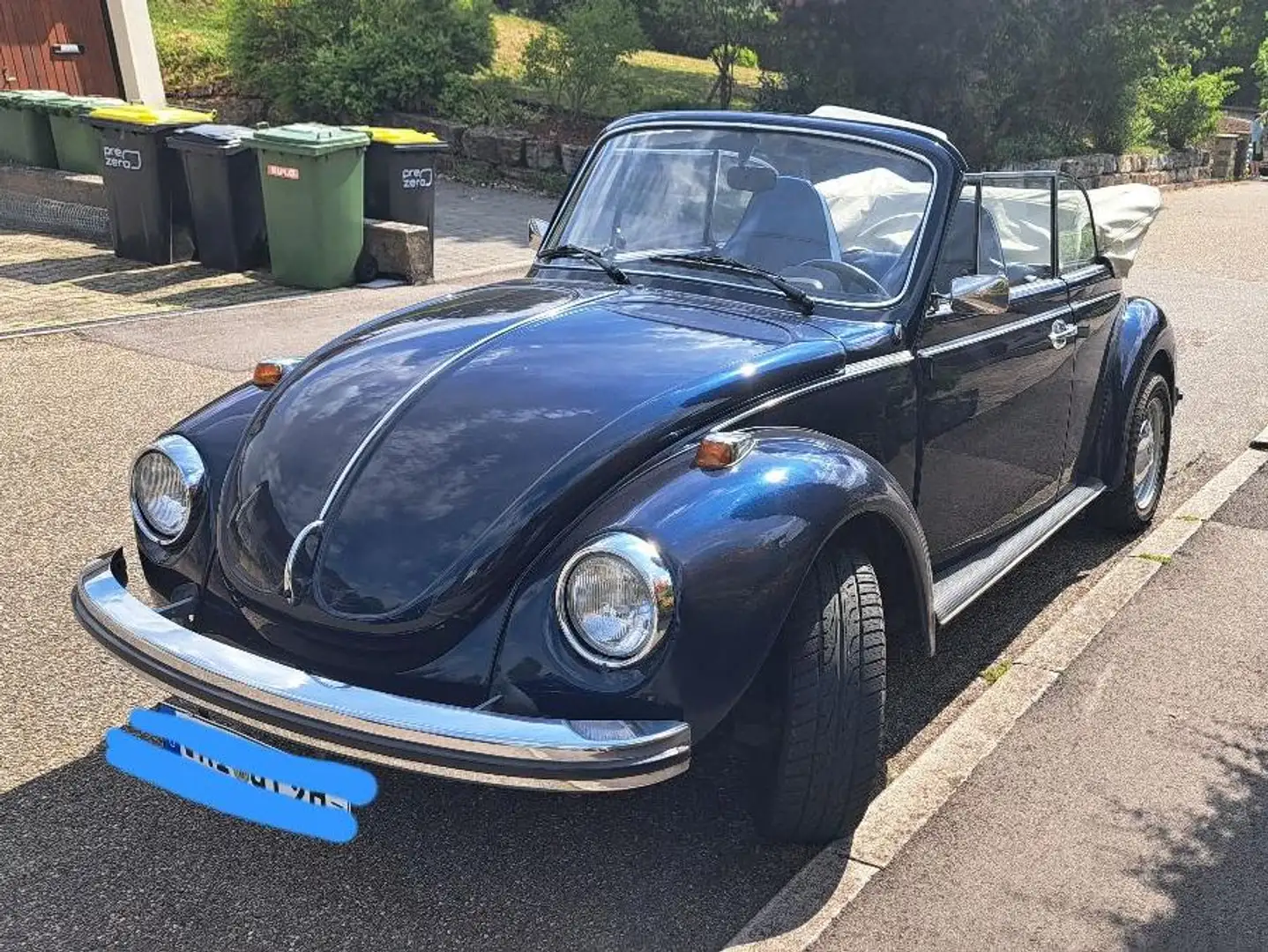Oldtimer Volkswagen Käfer Blau - 2