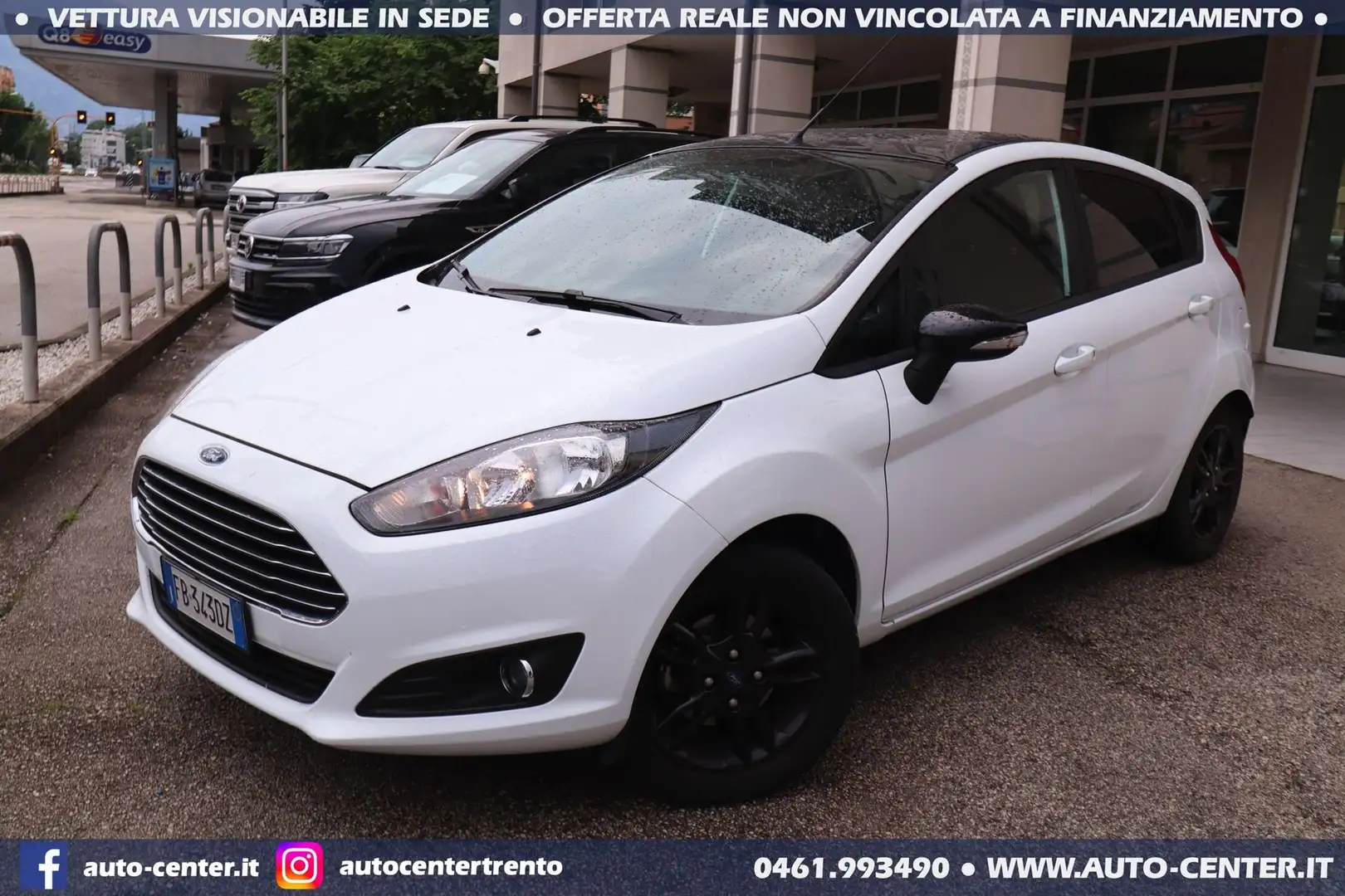 Ford Fiesta 1.0 100CV 5p Ecoboost Black & White Edition Bianco - 2
