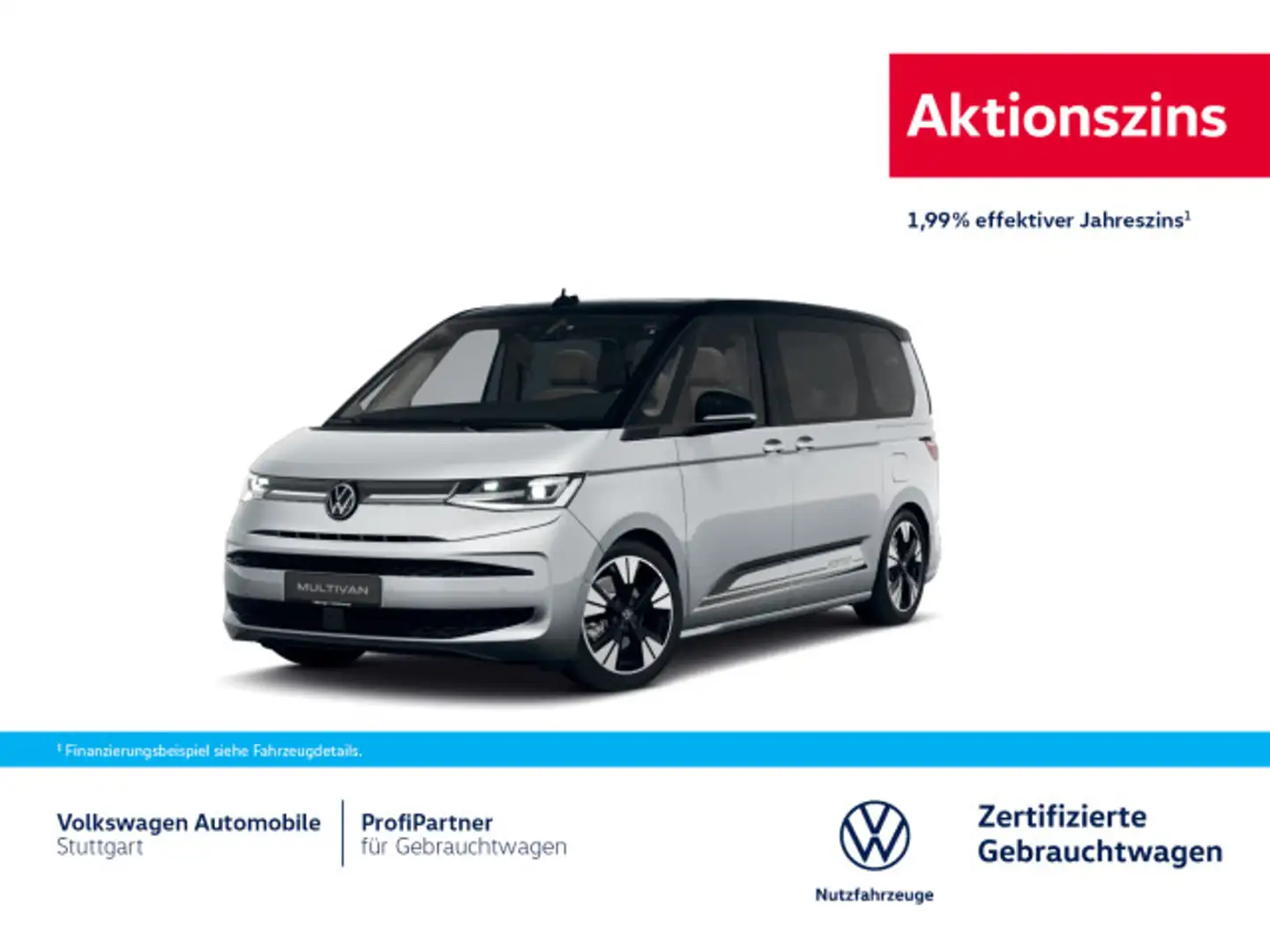 Volkswagen T7 Multivan Life 2,0 l 110 kW TDI SCR Frontantrieb Silber - 1