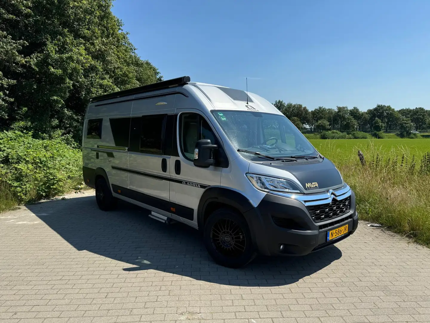 Citroen Jumper adria twin 640 sl Camper Zilver - 1