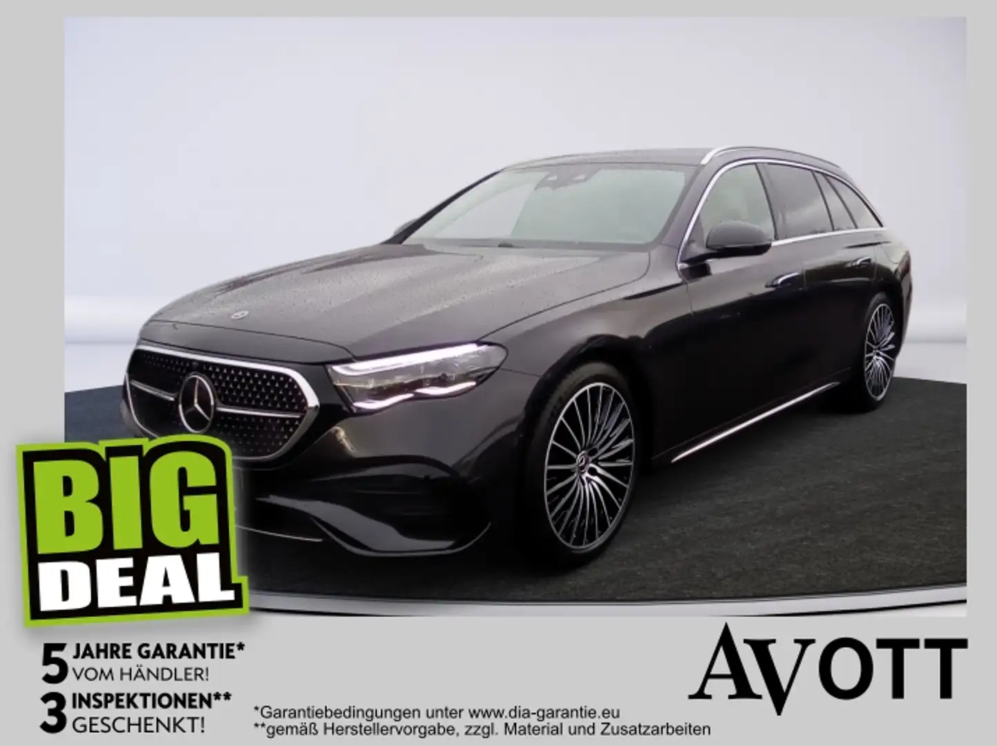 Mercedes-Benz E 300 de T AMG-Line Premium AHV Gris - 1