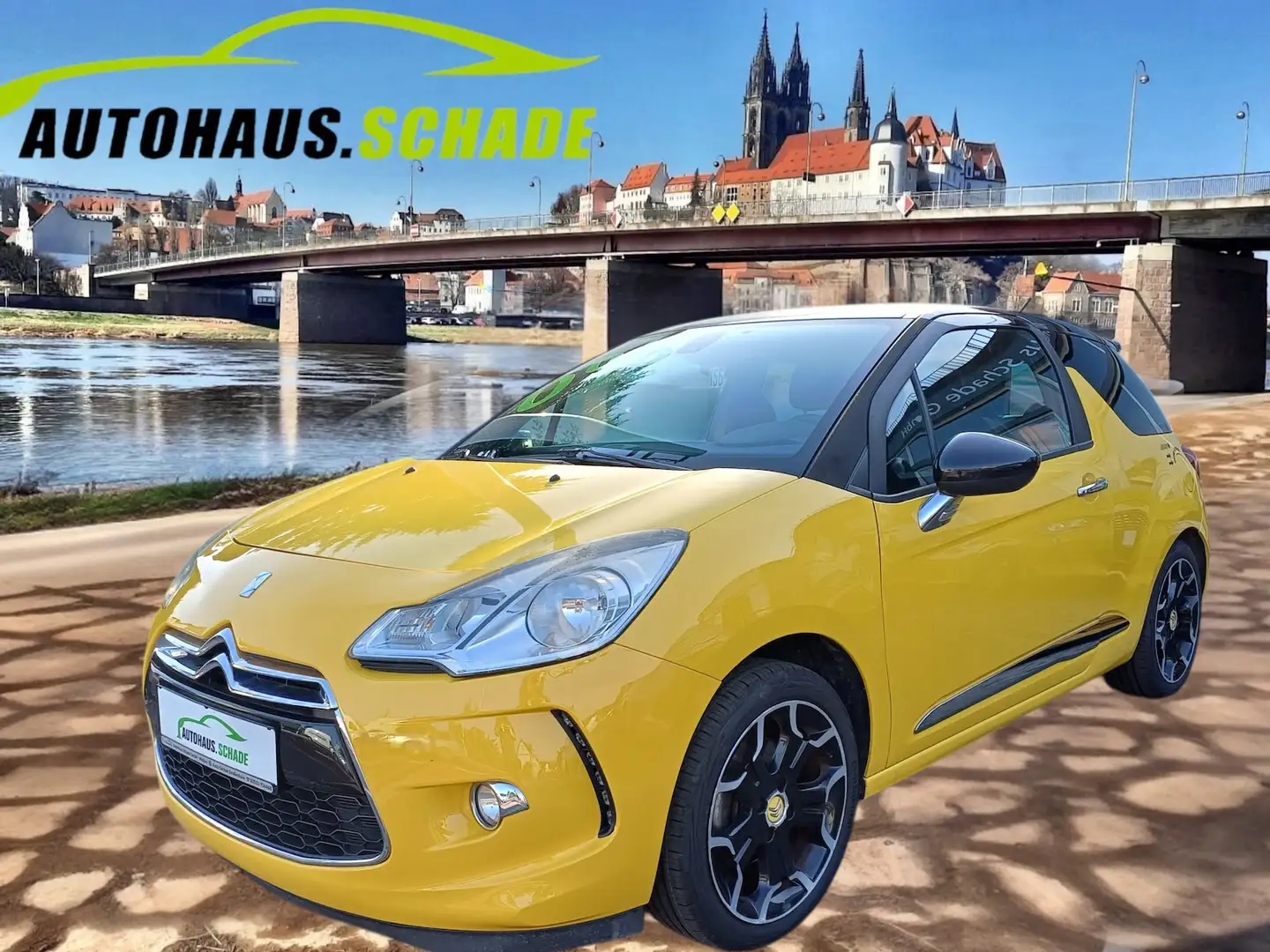 Citroen DS3 SportChic Jaune - 1