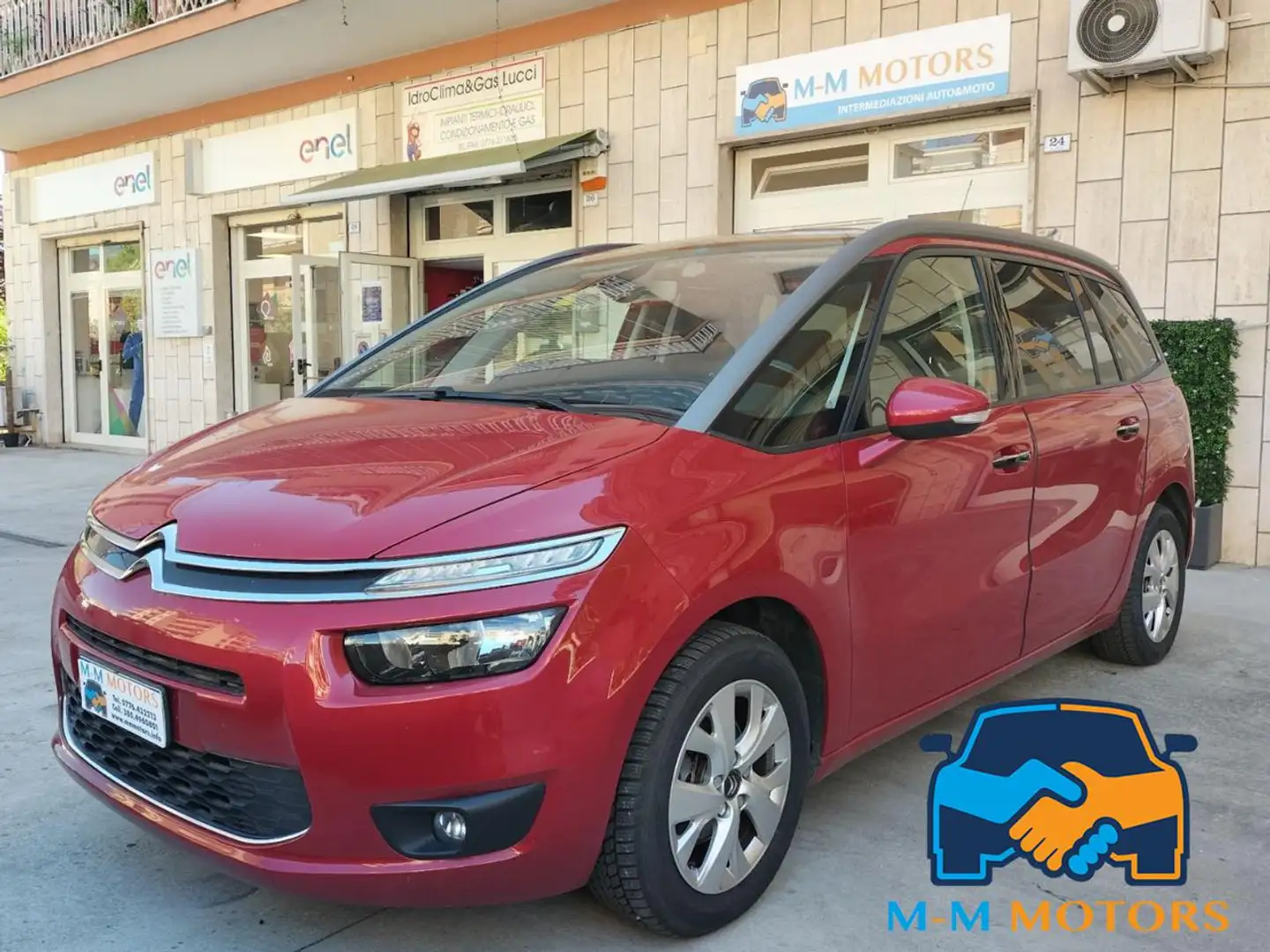 Citroen Grand C4 Picasso 1.6 e-HDi 115 ETG6 Intensive *KM CERTIFICATI* Rosso - 1