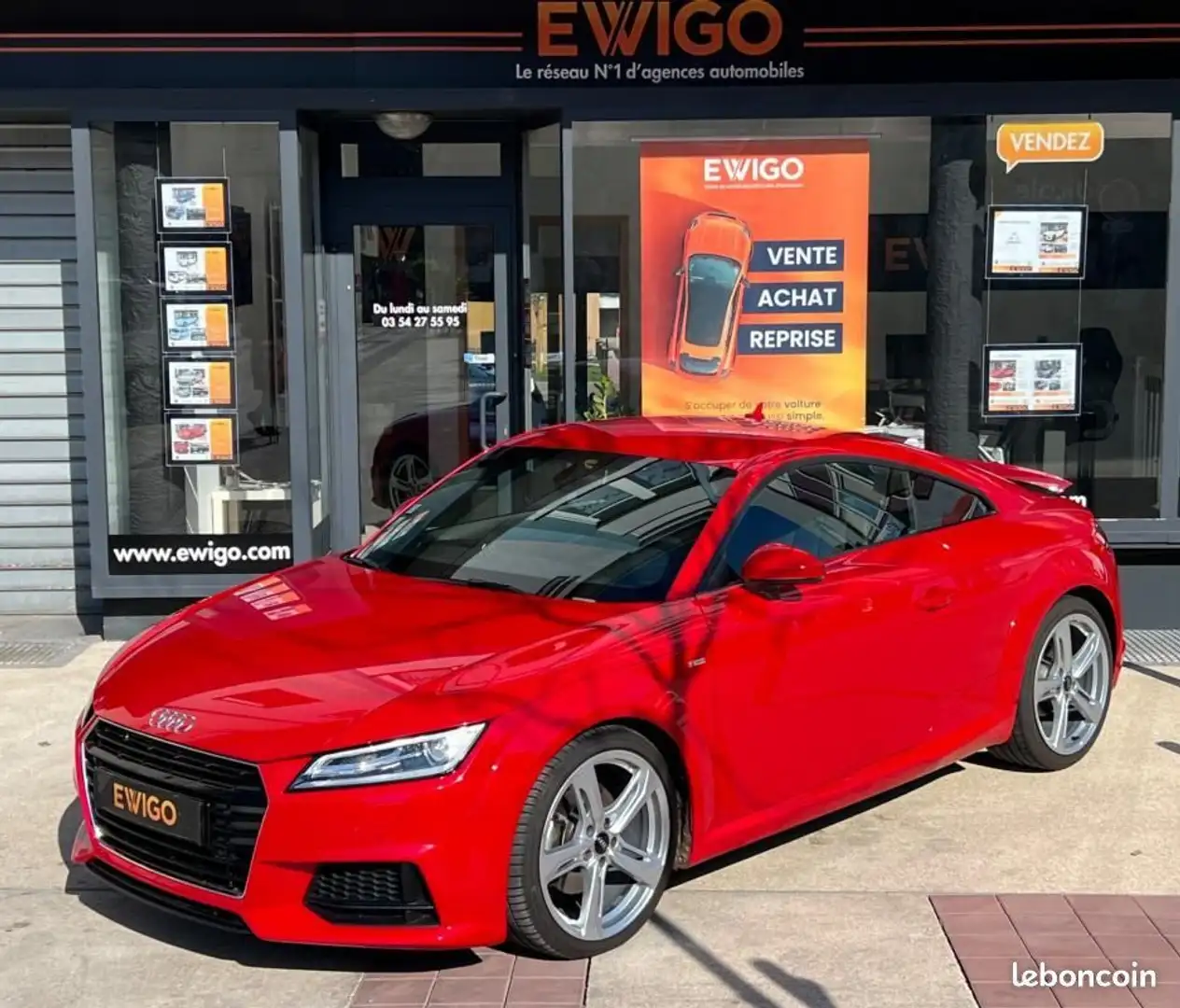 Audi TT COUPE 1.8 TFSI 180 S-LINE S-TRONIC VIRTUAL COCKPIT Rouge - 1