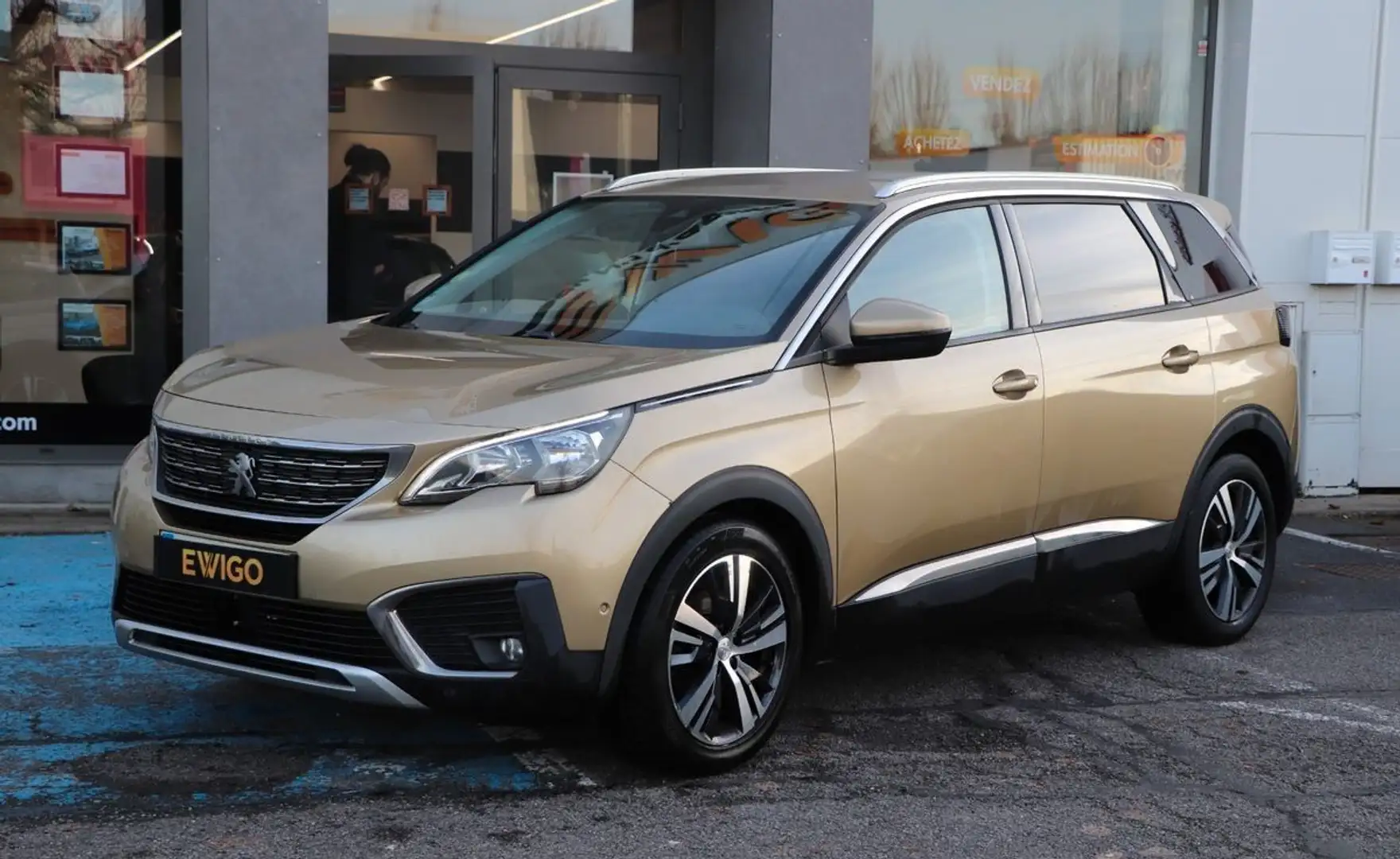 Peugeot 5008 1.6 bluehdi 120 bva carplay-camera de recul Gelb - 1