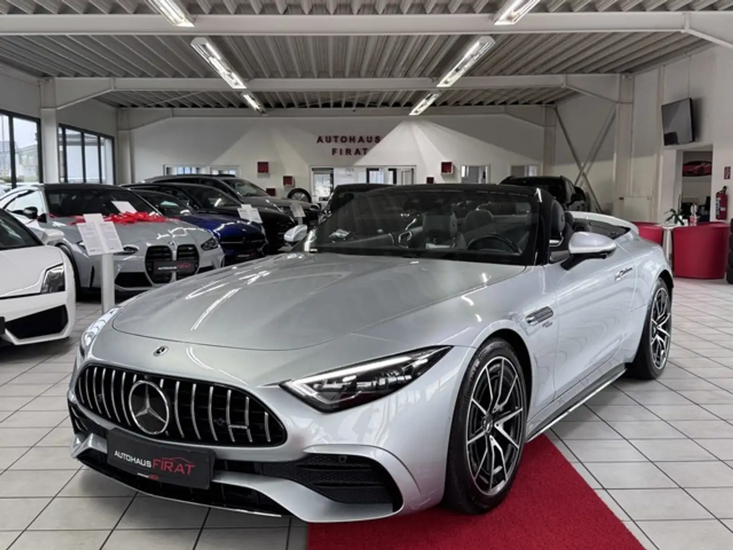 Mercedes-Benz SL 43 AMG °Burmester°Distr HUD° Silber - 2