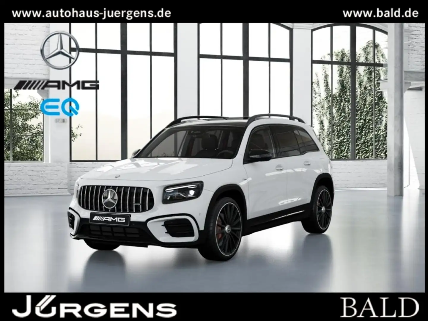 Mercedes-Benz GLB 35 AMG 4M MLB/360/Pano/Night/Stdhz/Keyl/21' Blanc - 2