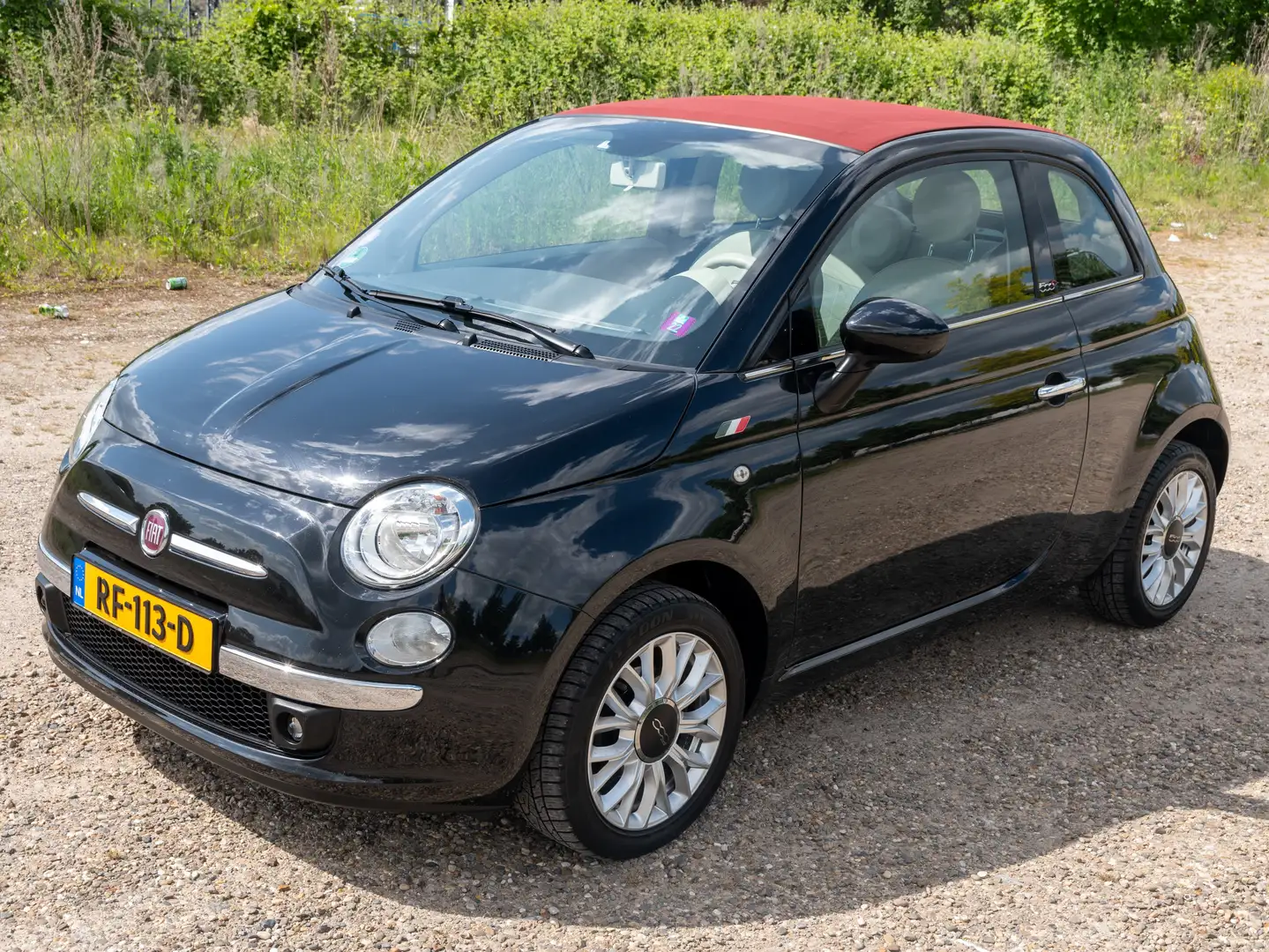 Fiat 500C 500C 1.2 Lounge Zwart - 1