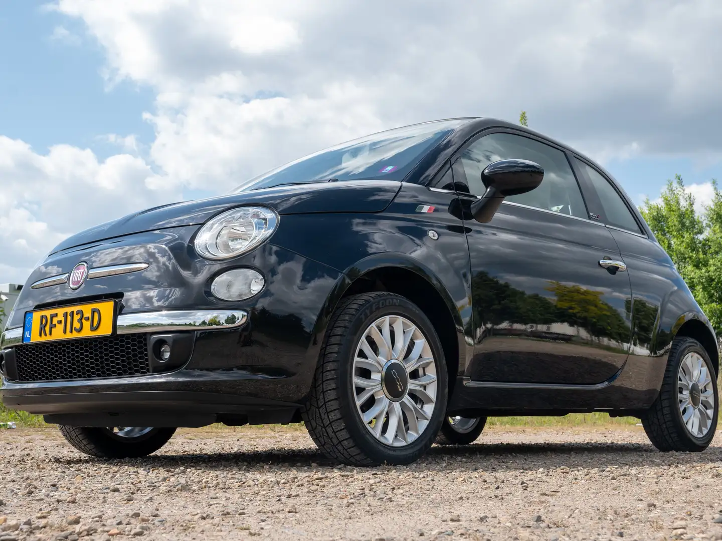 Fiat 500C 500C 1.2 Lounge Zwart - 2