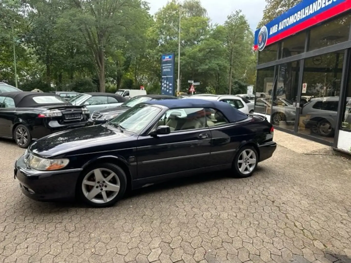 Saab 9-3 2.0i Turbo Cabrio Aero Blauw - 1