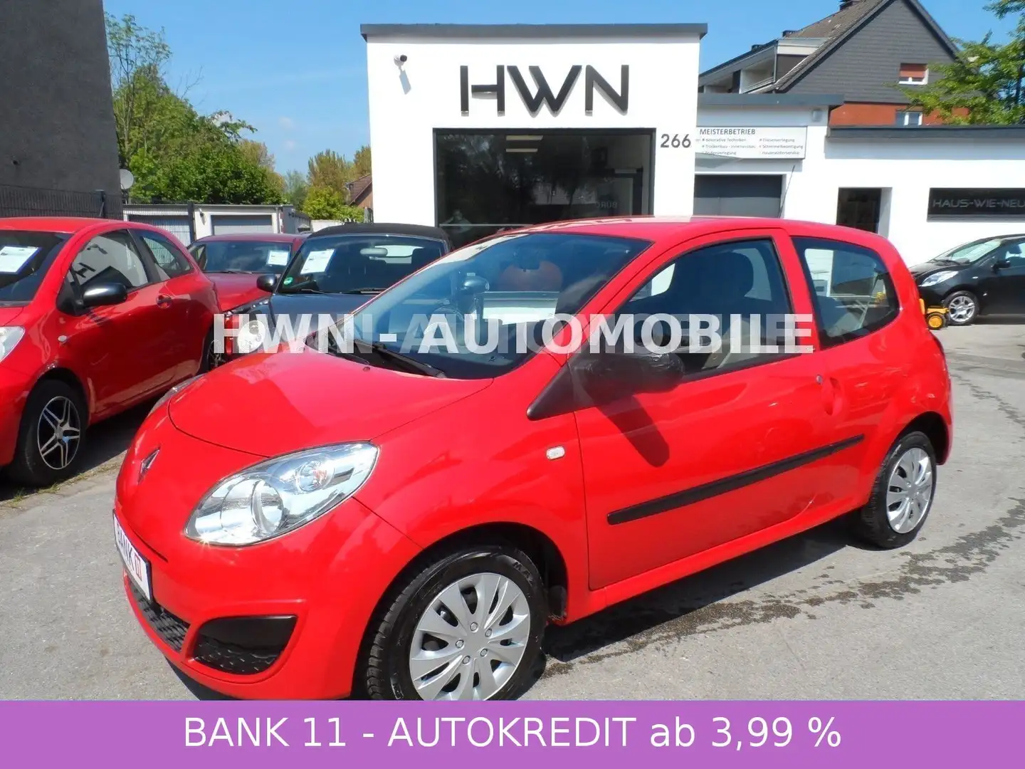Renault Twingo je t'aime* 1. Hand* Klima* Scheckheft* Rot - 1