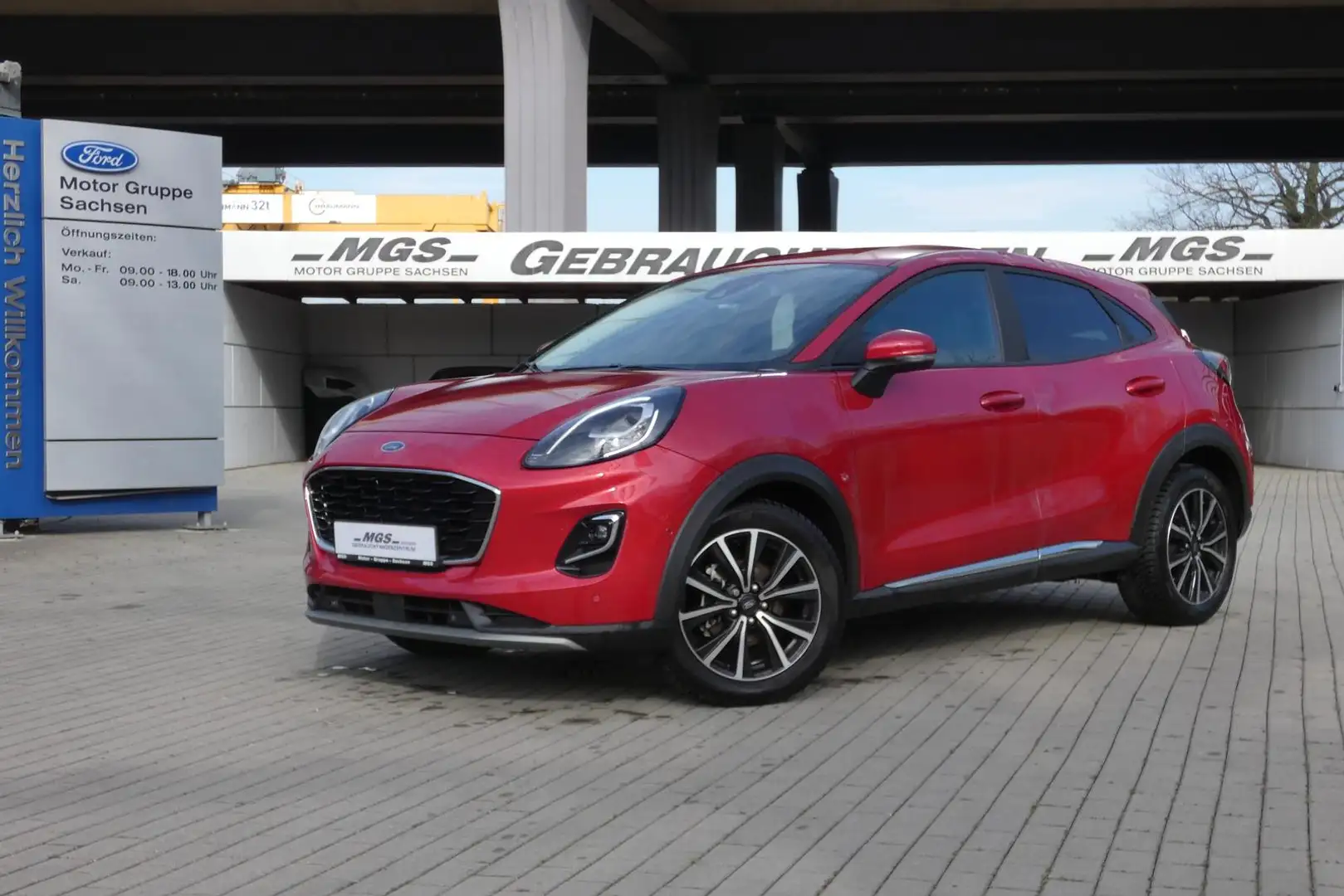 Ford Puma 1.0 'Titanium' #LED #ACC #KAM #PDC Rood - 2