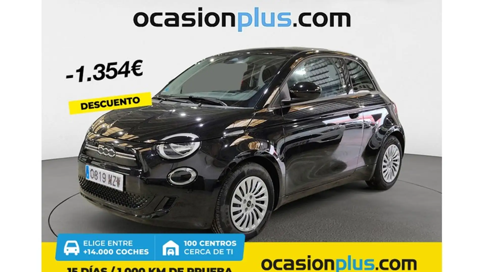 Fiat 500e 70Kw Action Negro - 1