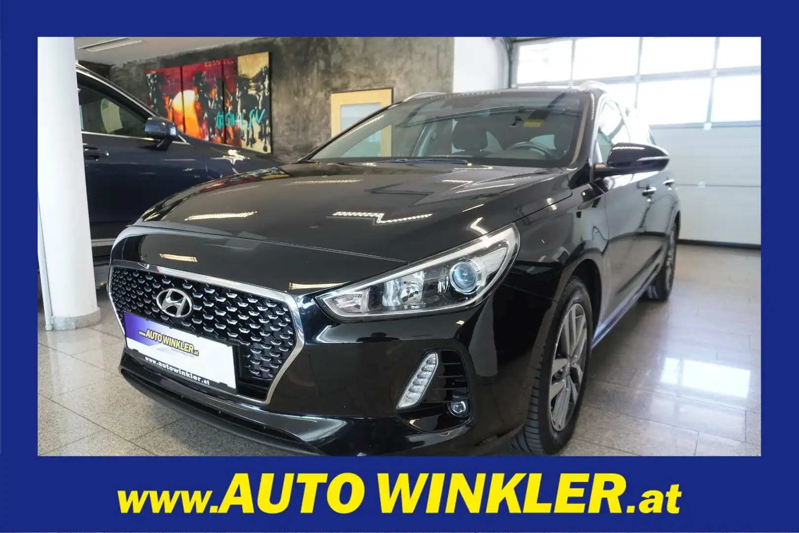 Hyundai i30 1,0 T-GDI Premium Kombi MY19/Navi/Kamera/LED Noir - 1