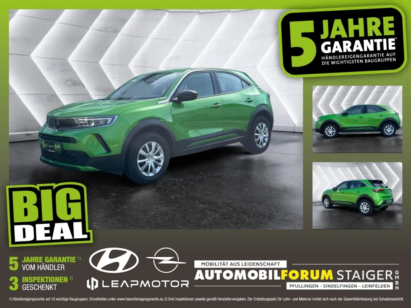 Opel Mokka 1.2 Turbo FLA LED Klimaanlage Verde - 1