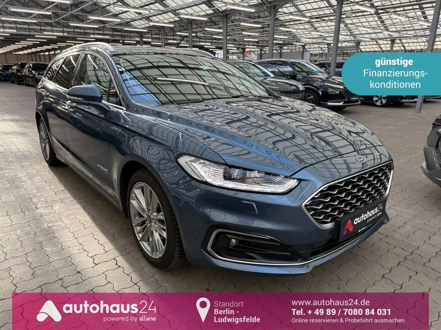 Ford Mondeo 2.0 Hybrid  Vignale|ACC|Pano|Kamera Blau - 1