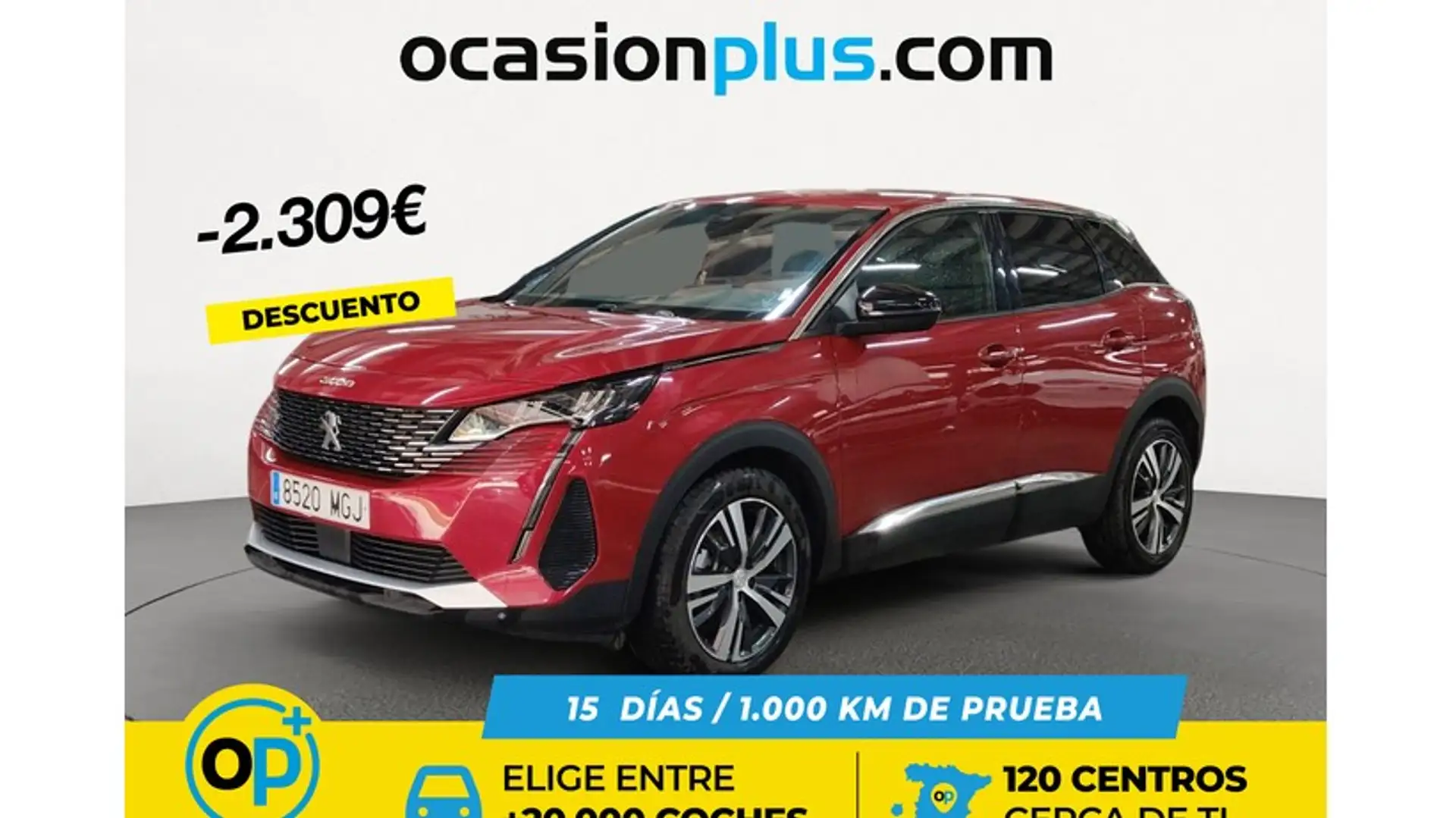 Peugeot 3008 1.2 PureTech S&S Allure 130 Rot - 1