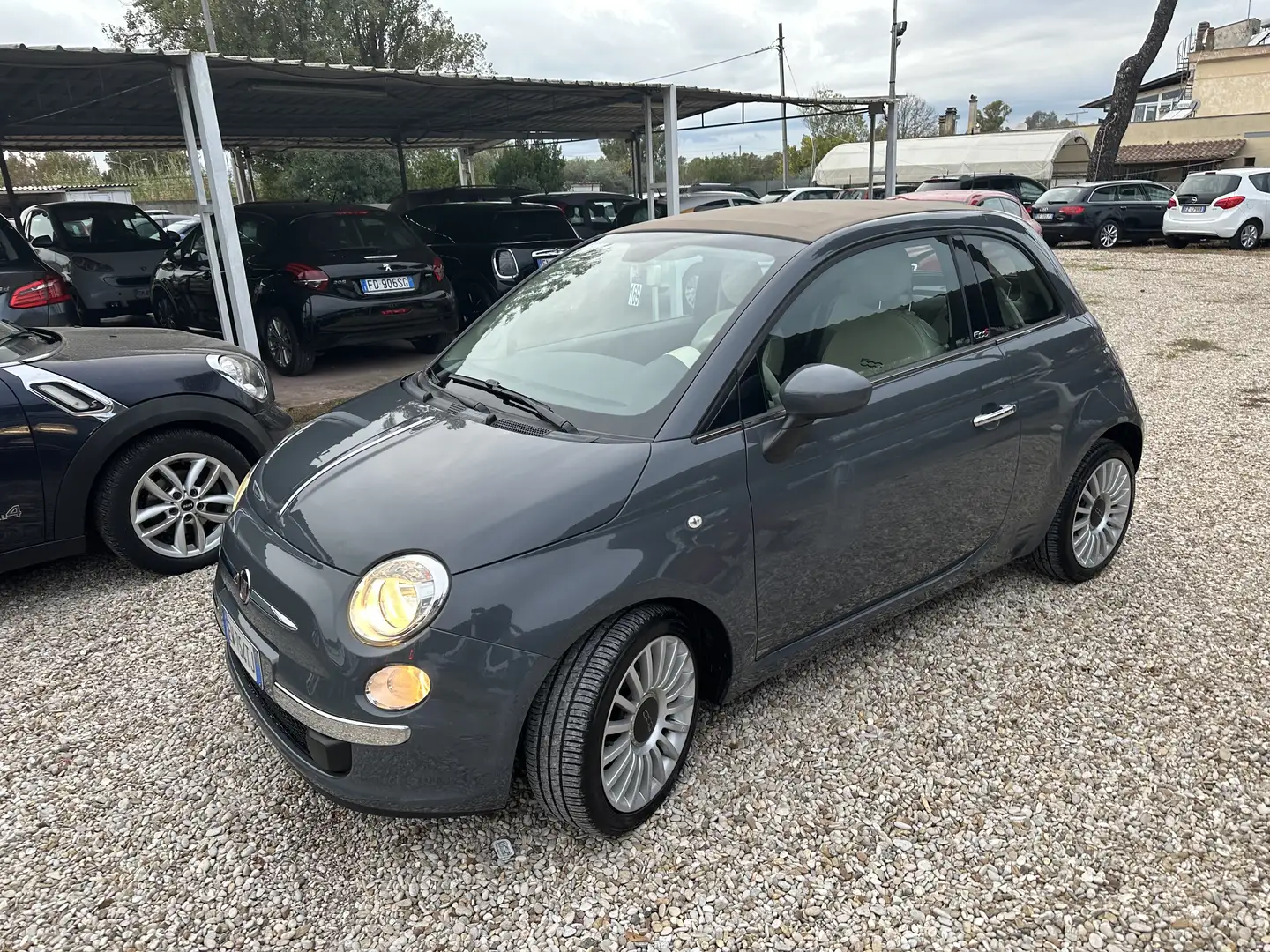 Fiat 500C lounge Grau - 1