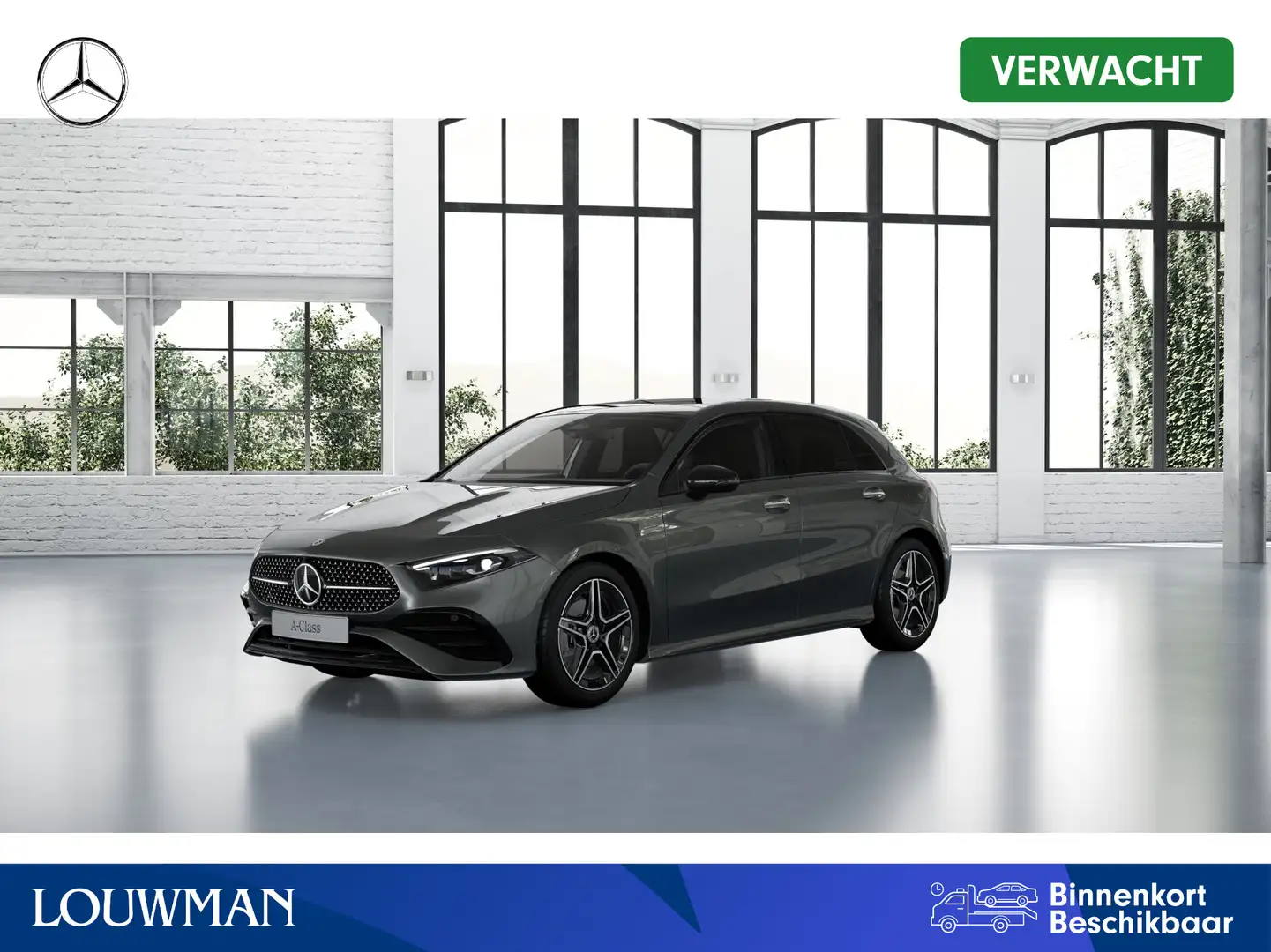Mercedes-Benz A 180 Business Solution AMG | Nightpakket | Parkeerpakke Gris - 1