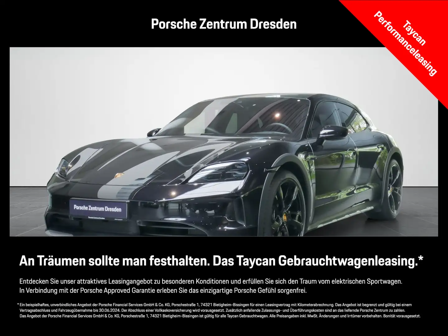Porsche Taycan 4 Cross Turismo / Verfügbar ab 08/24 Negru - 1
