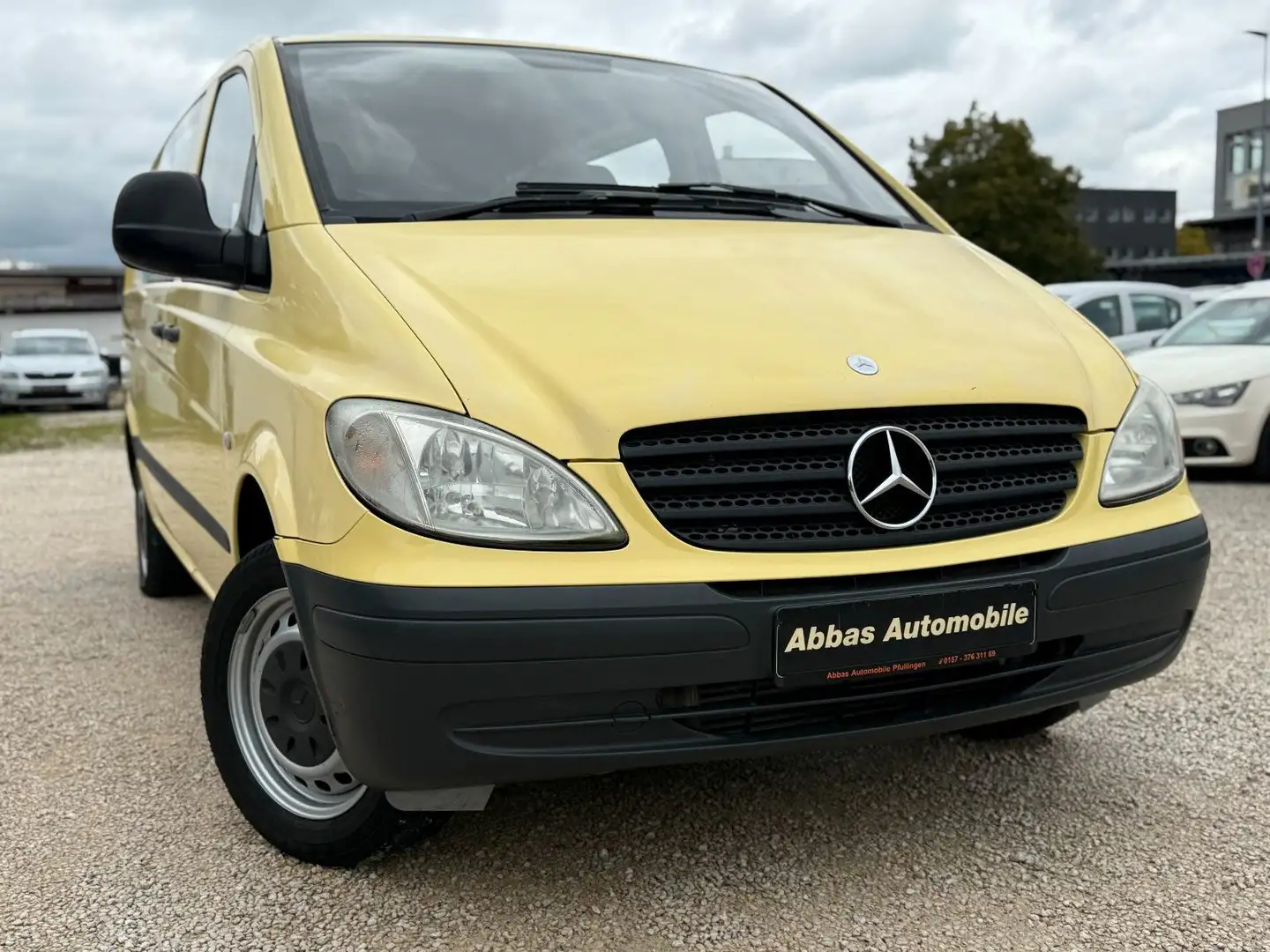 Mercedes-Benz Vito Mixto 109 CDI lang, 5-Sitzer, 1.Hand Gelb - 2