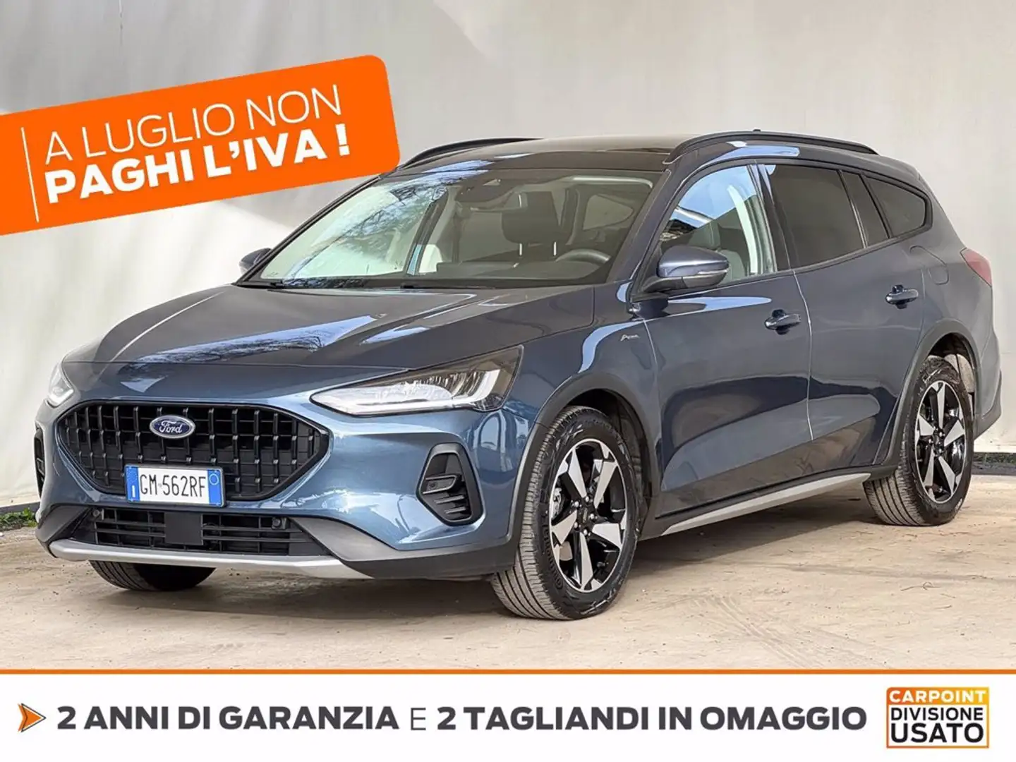 Ford Focus active sw 1.0 ecoboost h x 125cv powershift Blu/Azzurro - 1