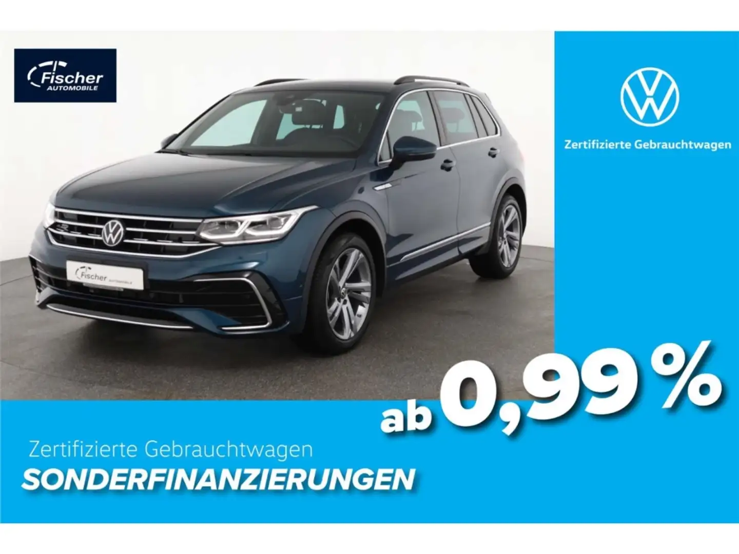 Volkswagen Tiguan 1.5 TSI R-Line Blau - 1