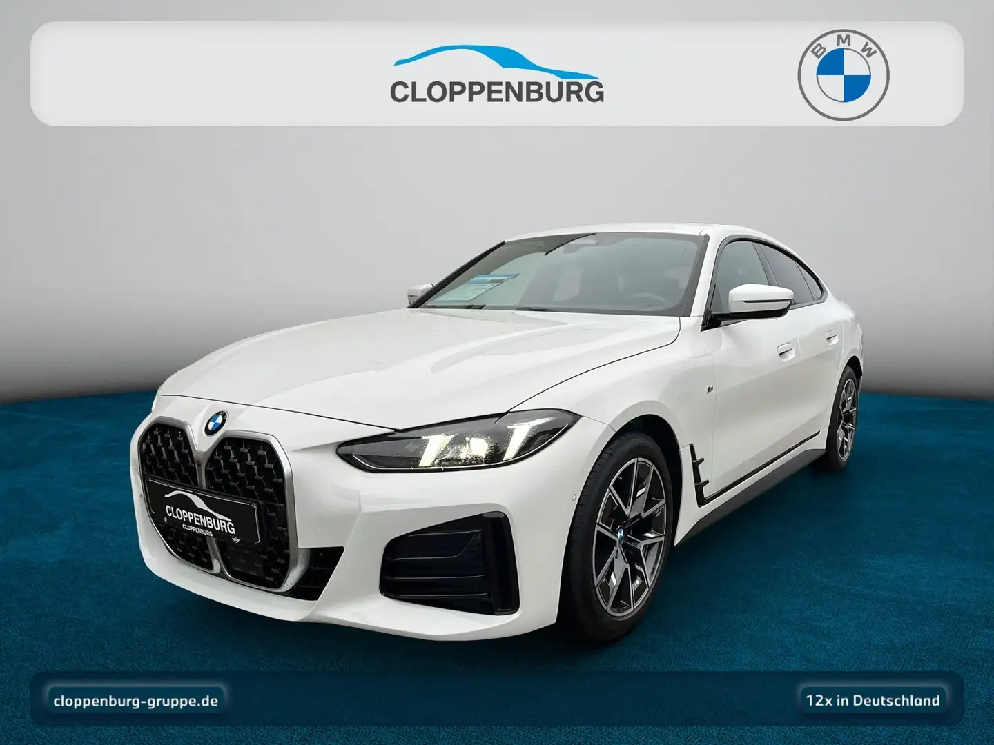 BMW 420 d xDrive Gran Coupé M Sportpaket Weiß - 1