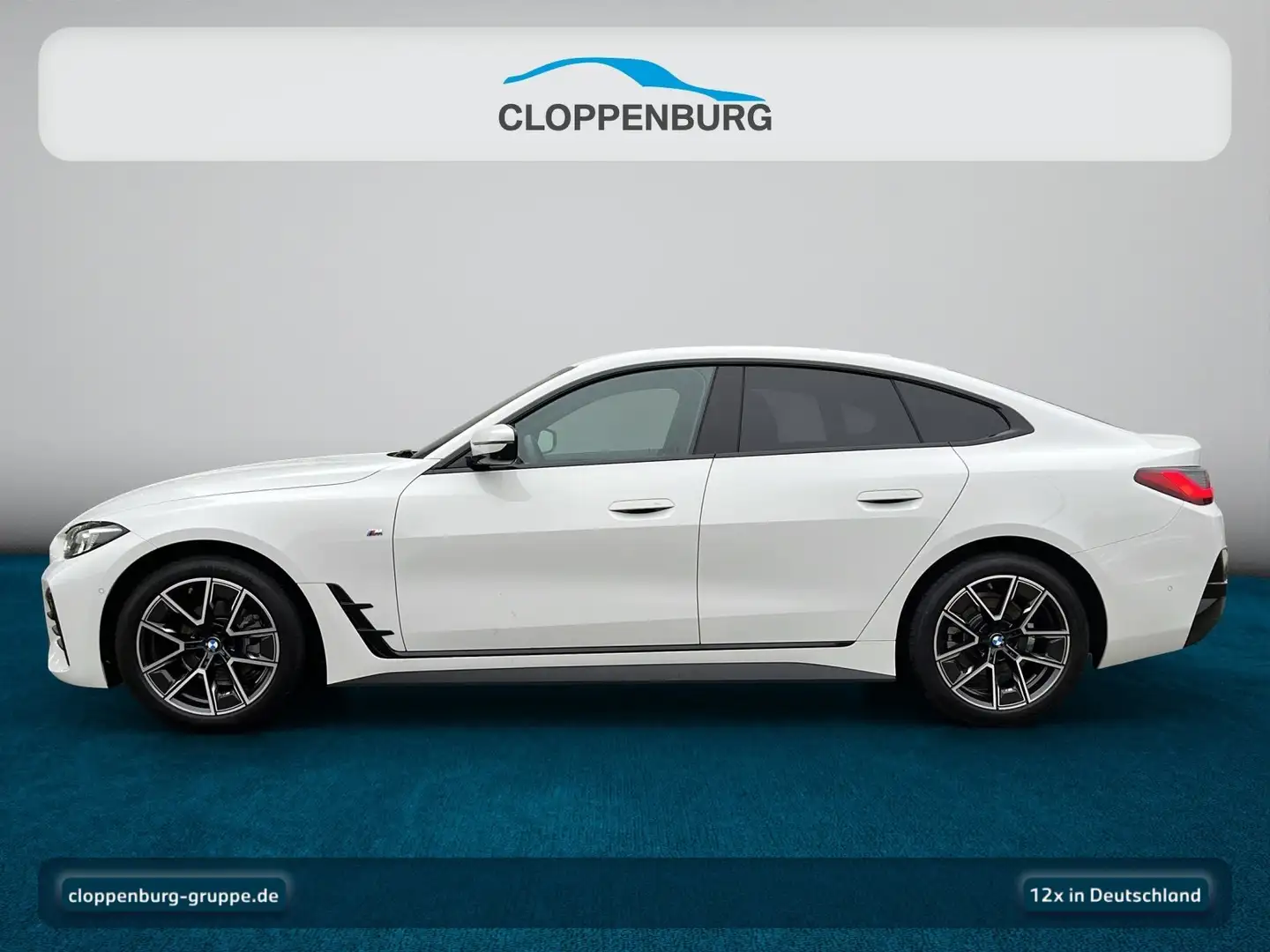BMW 420 d xDrive Gran Coupé M Sportpaket Weiß - 2