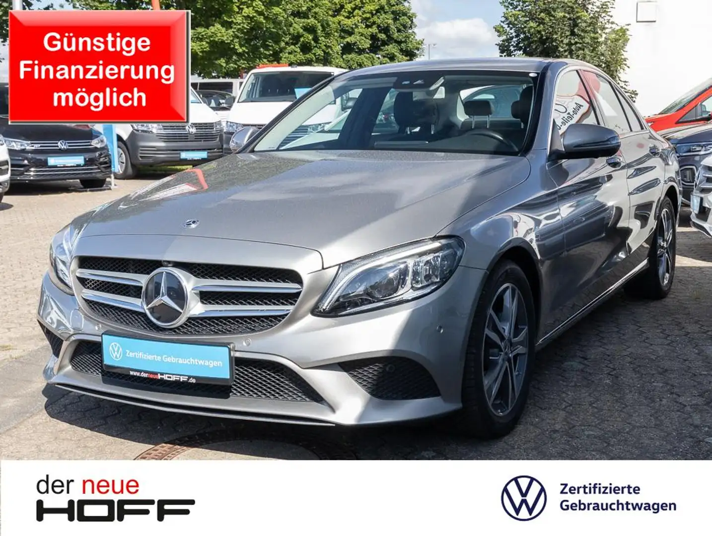 Mercedes-Benz C 180 Avantgarde Automatik AHK BusinessPlus Infotainment Argento - 1