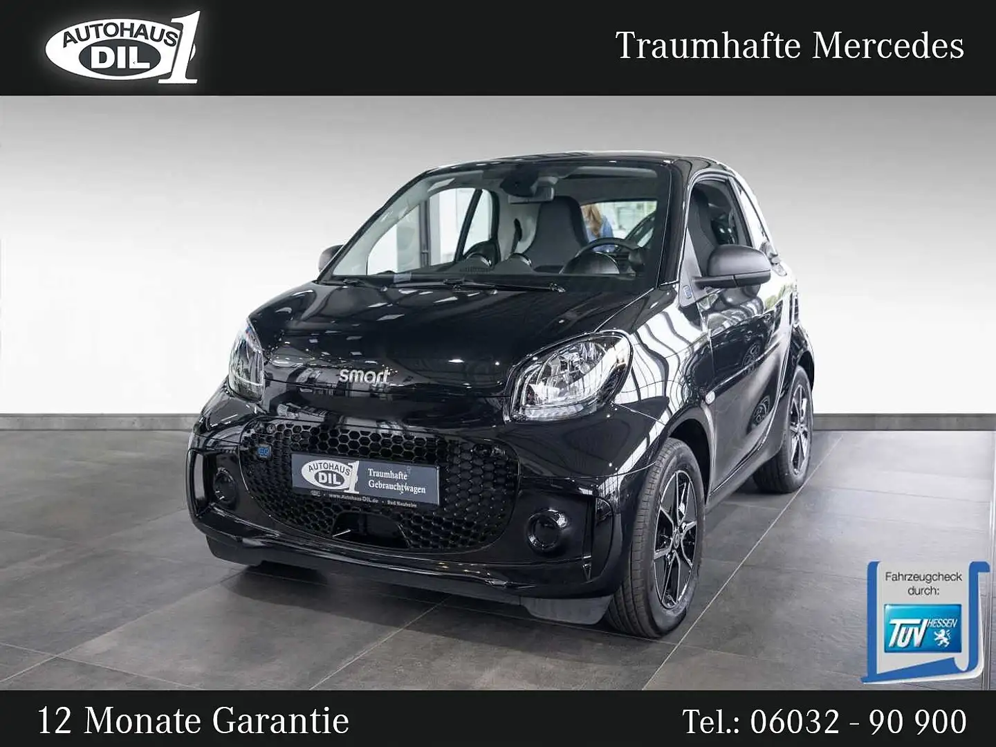 smart forTwo smart fortwo EQ * 1.Hd *Panoramadach * Schwarz - 1