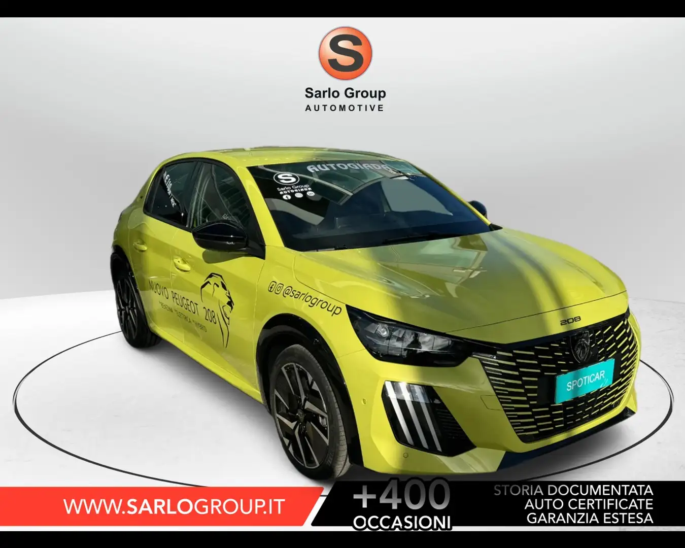 Peugeot 208 PureTech 100 Stop&Start 5 porte Allure Jaune - 1