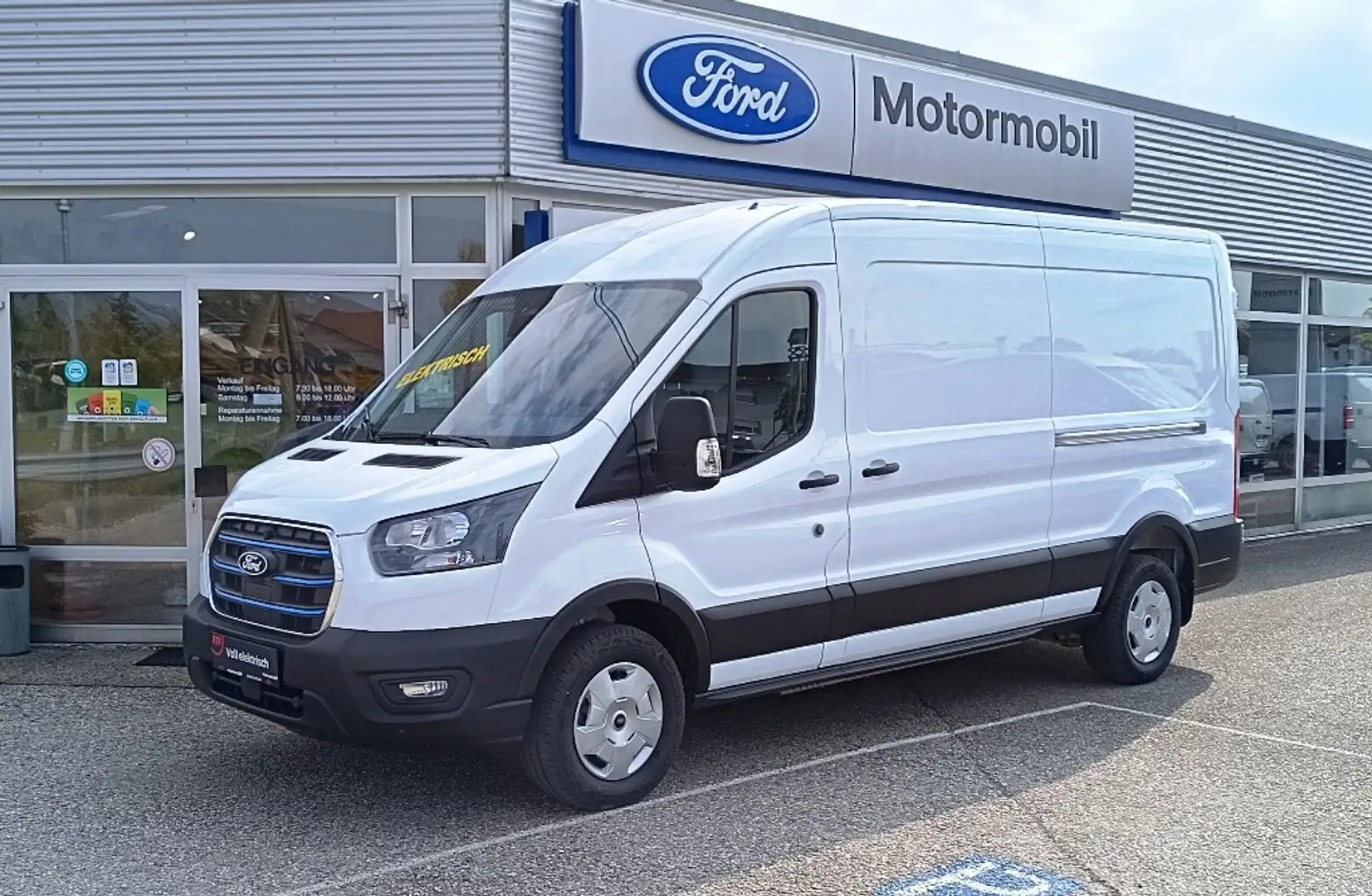Ford E-Transit Kasten 89kWh/135kW L3H2 350 Trend Weiß - 1