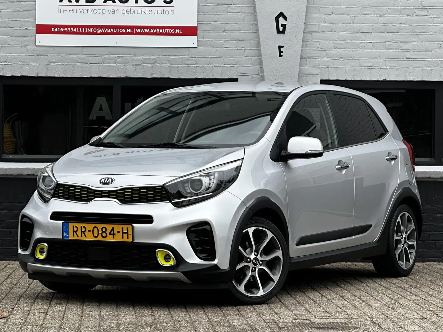 Kia Picanto 1.0 T-GDI X-Line 100pk Navi DAB Carplay Camera Grijs - 1