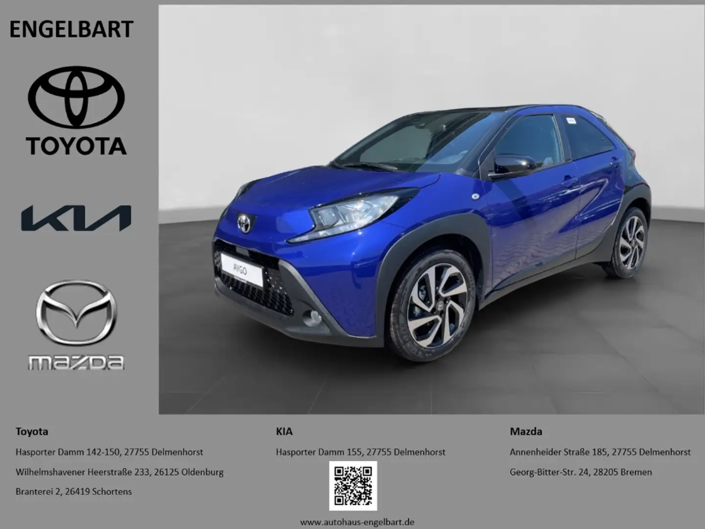 Toyota Aygo X 1.0 Teamplayer Sitzheizung Rückfahrkamera Blau - 1